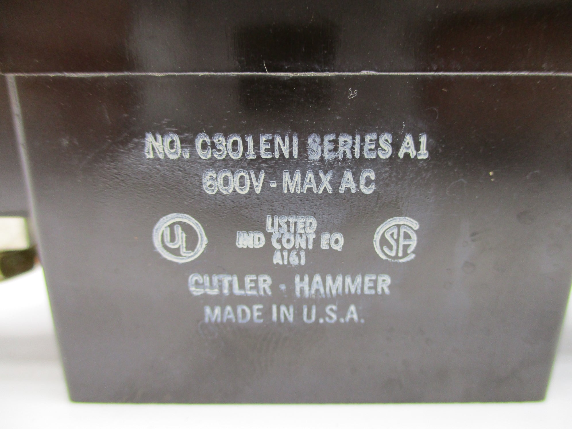 CUTLER HAMMER C301EN1 SER. A1 600VAC NSNP