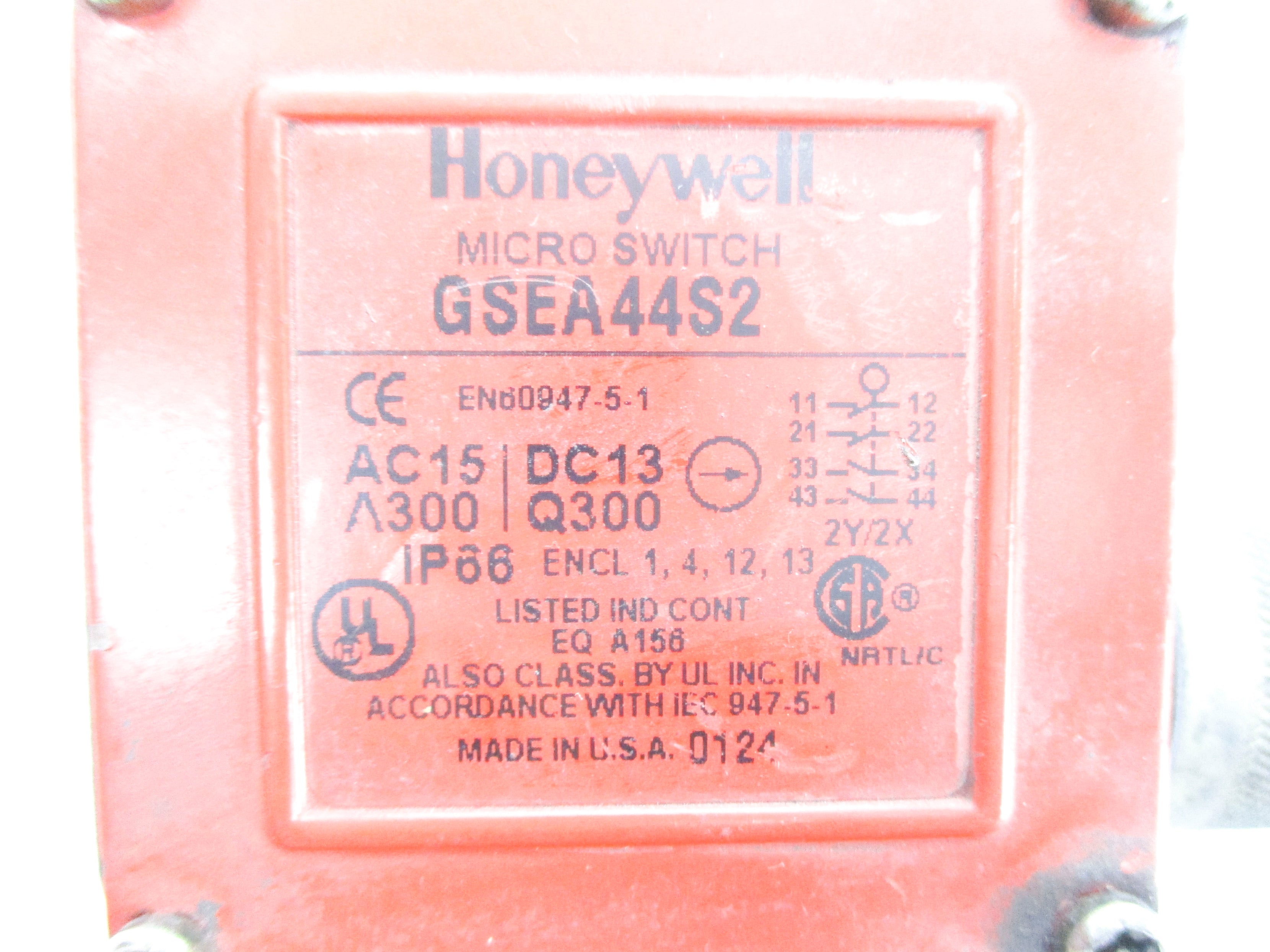 HONEYWELL GSEA44S2 UNMP