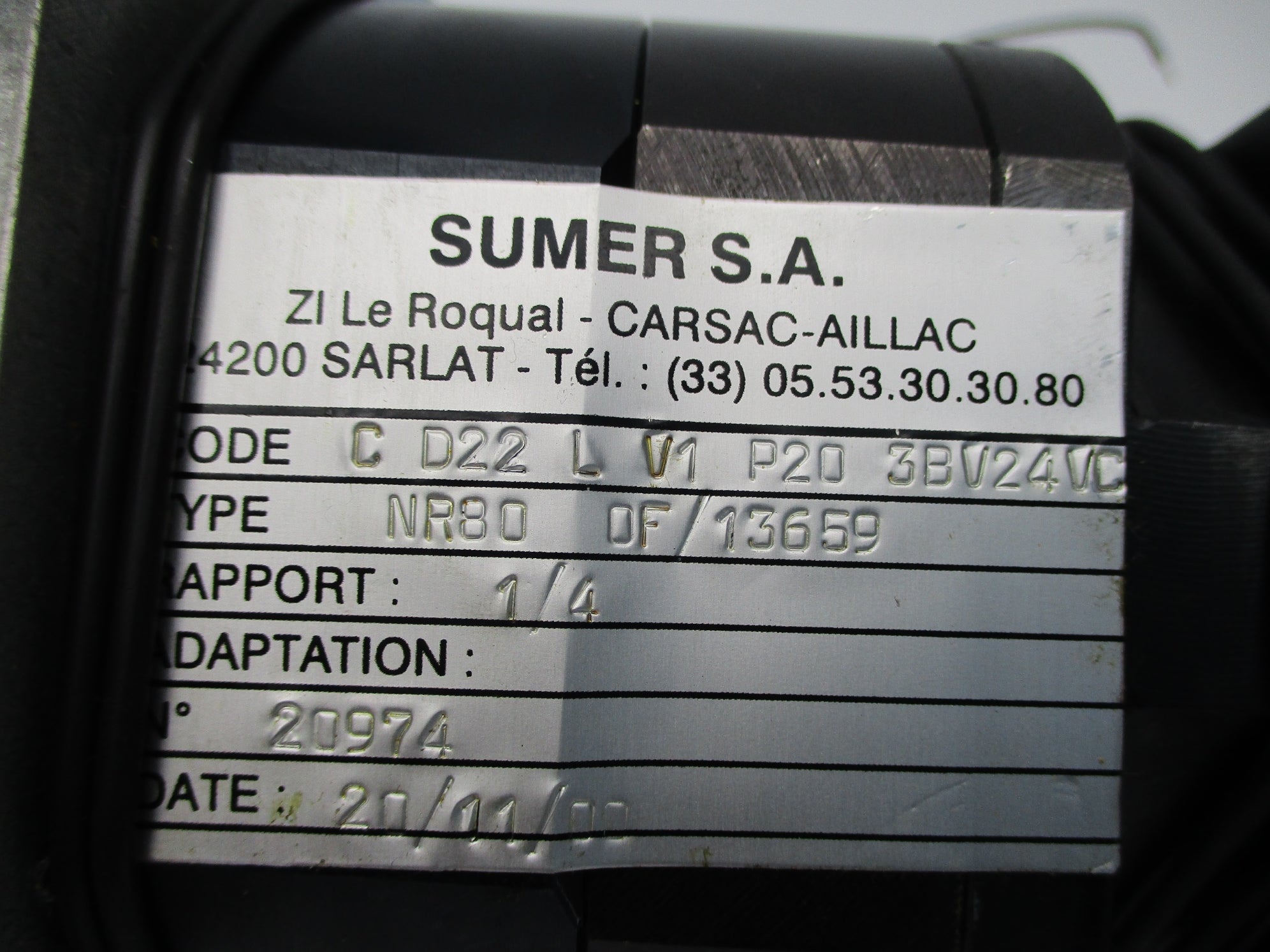 SUMER S.A. NR800F/13659 UNMP