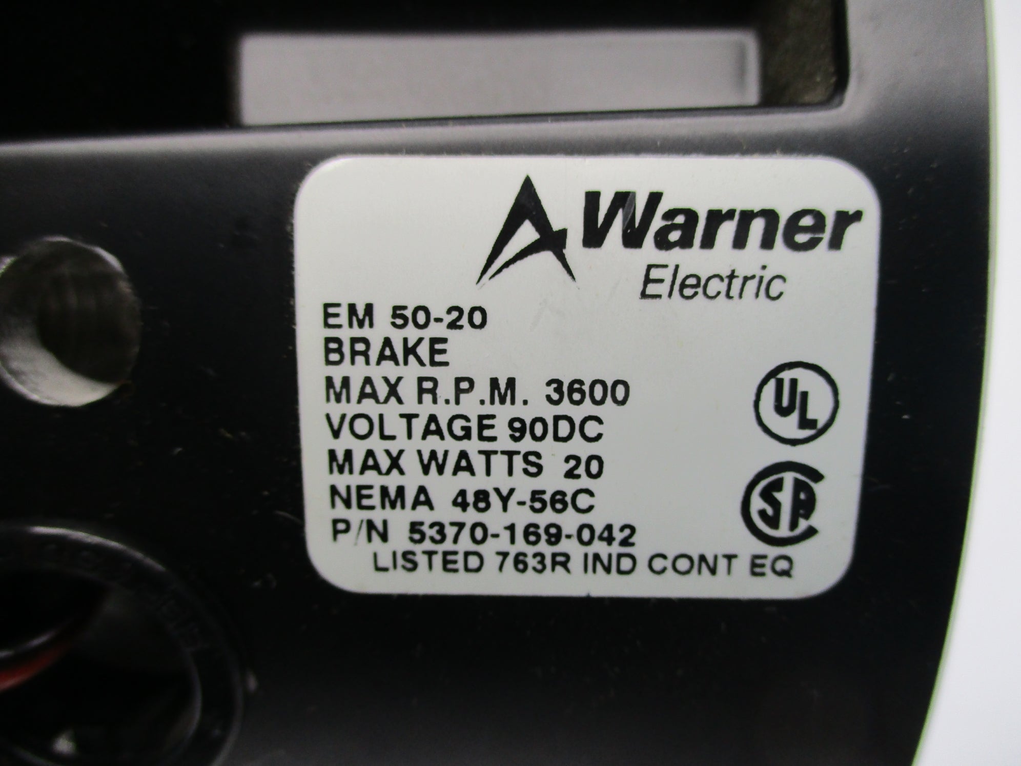 WARNER ELECTRIC 5370-169-042 UNMP
