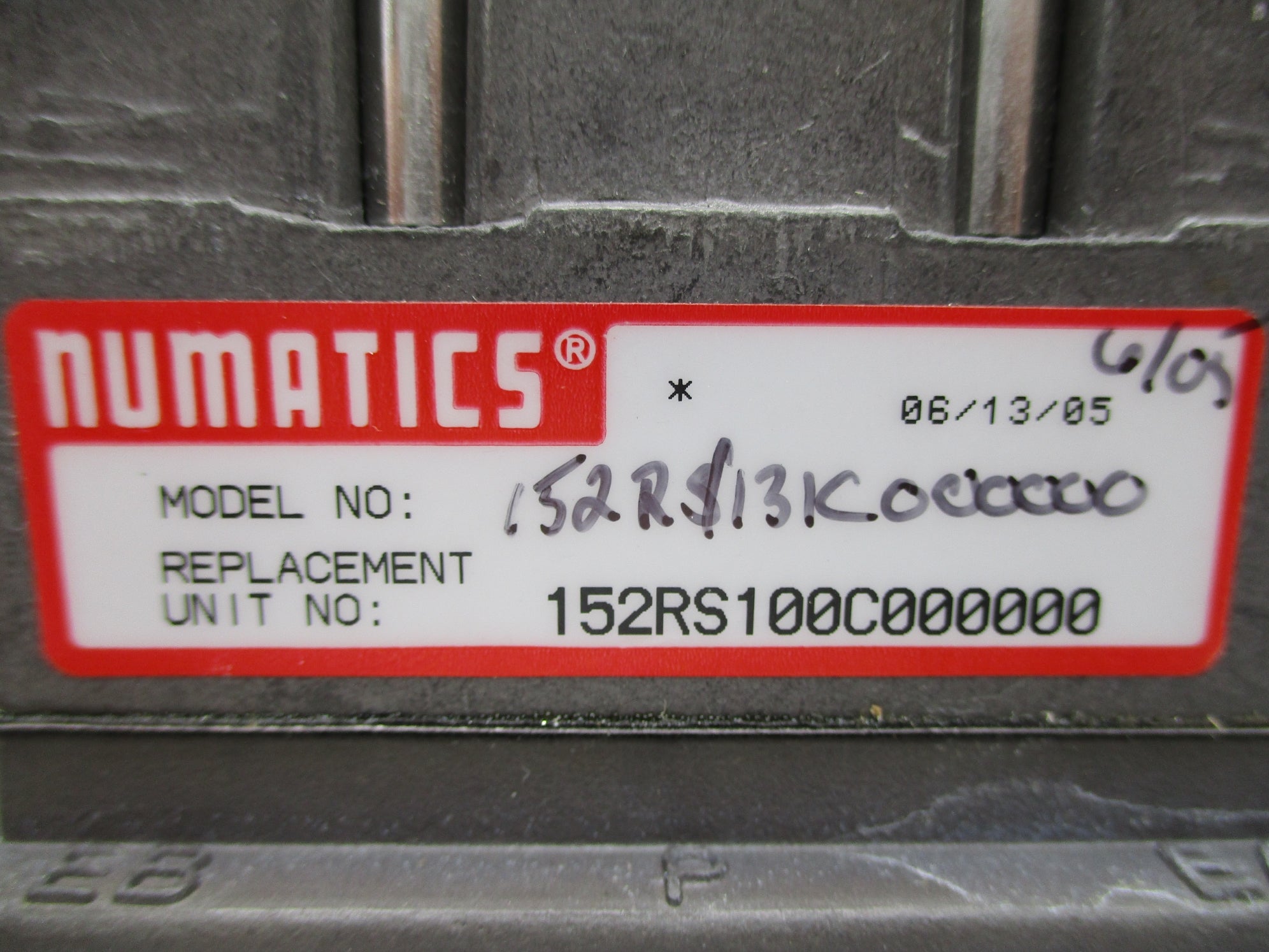 NUMATICS 152RS100C000000 UNMP