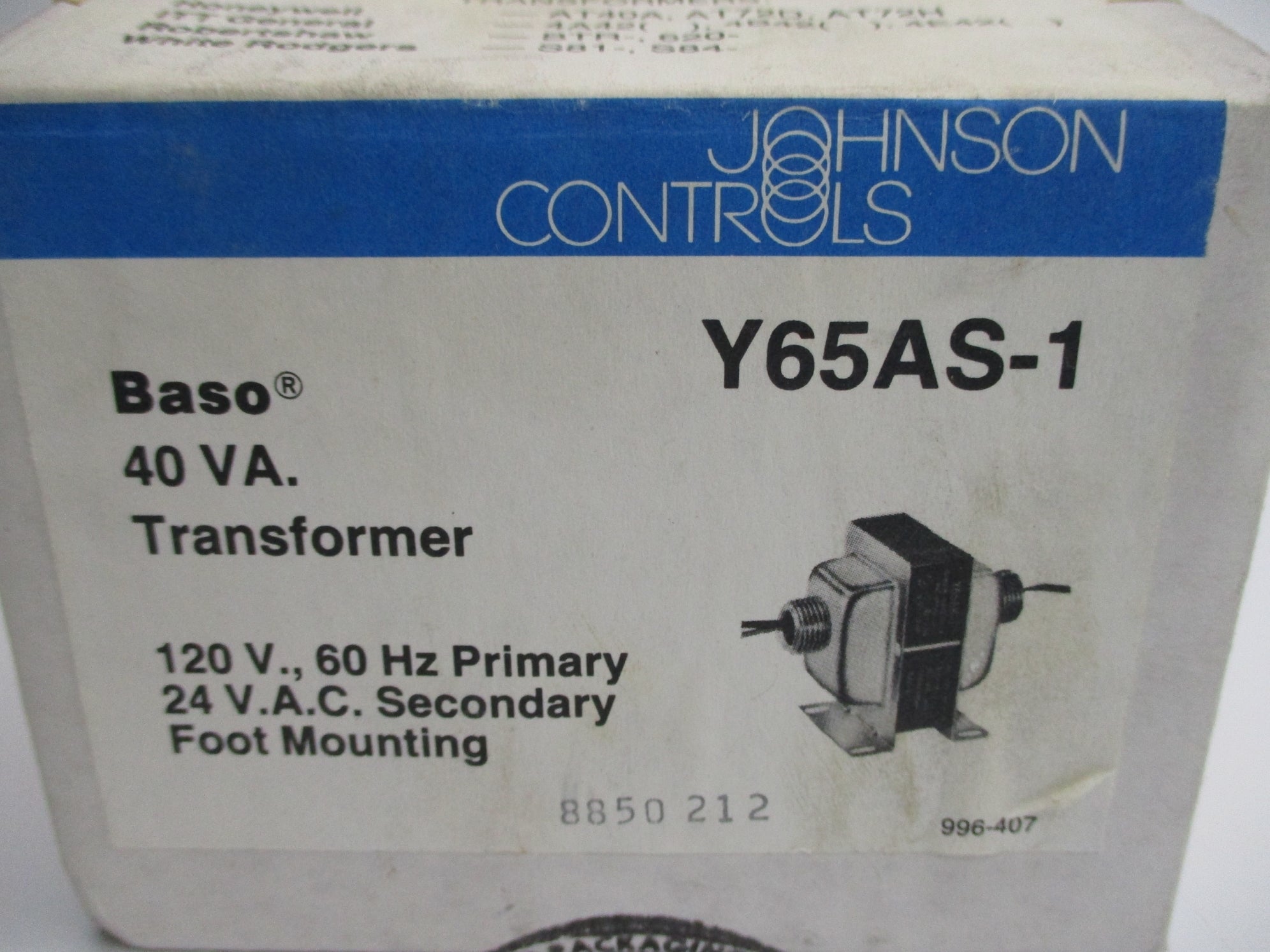 JOHNSON CONTROLS Y65AS-1 40KVA NSMP