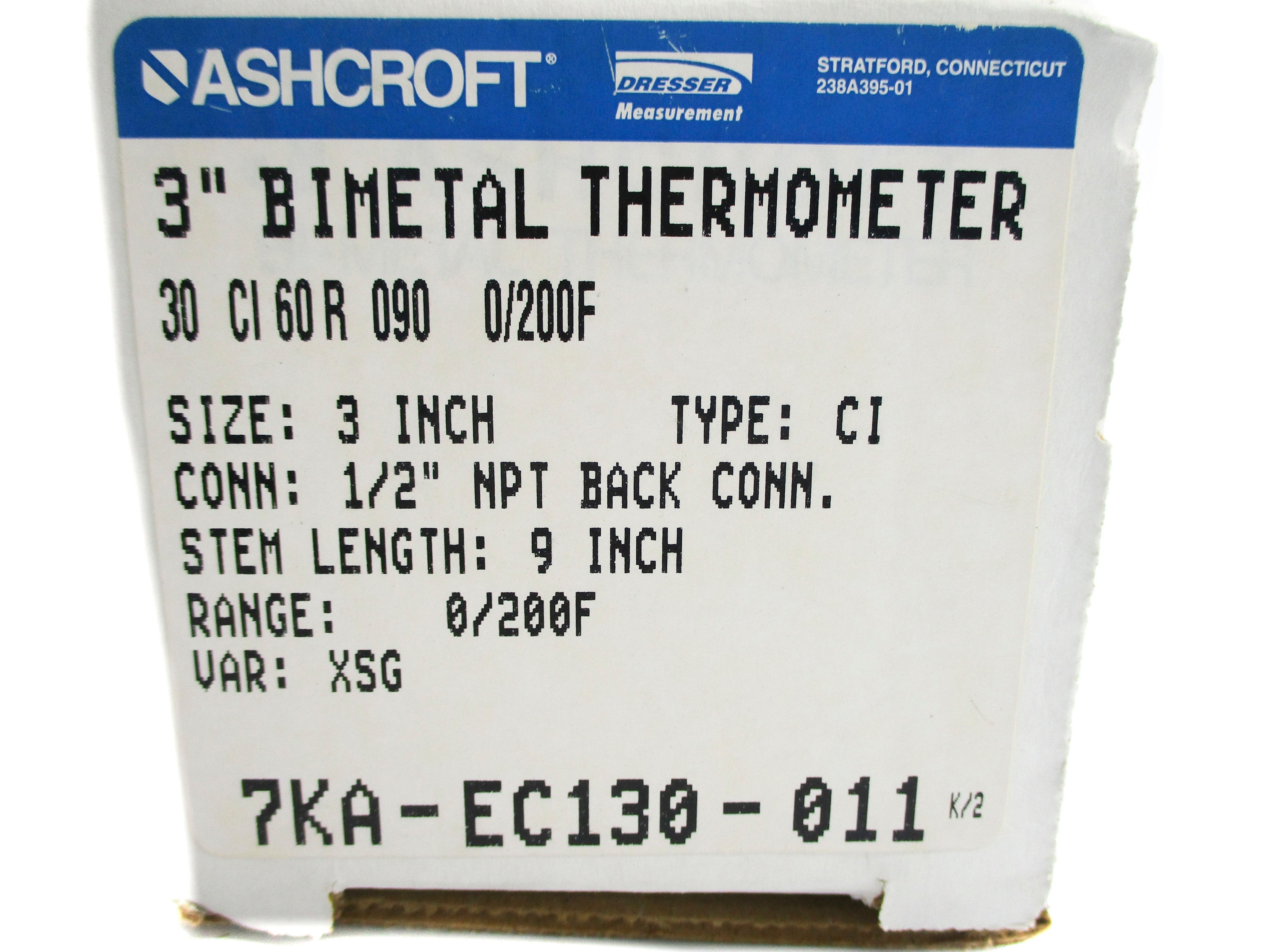 ASHCROFT 30CI60R0900/200F NSMP