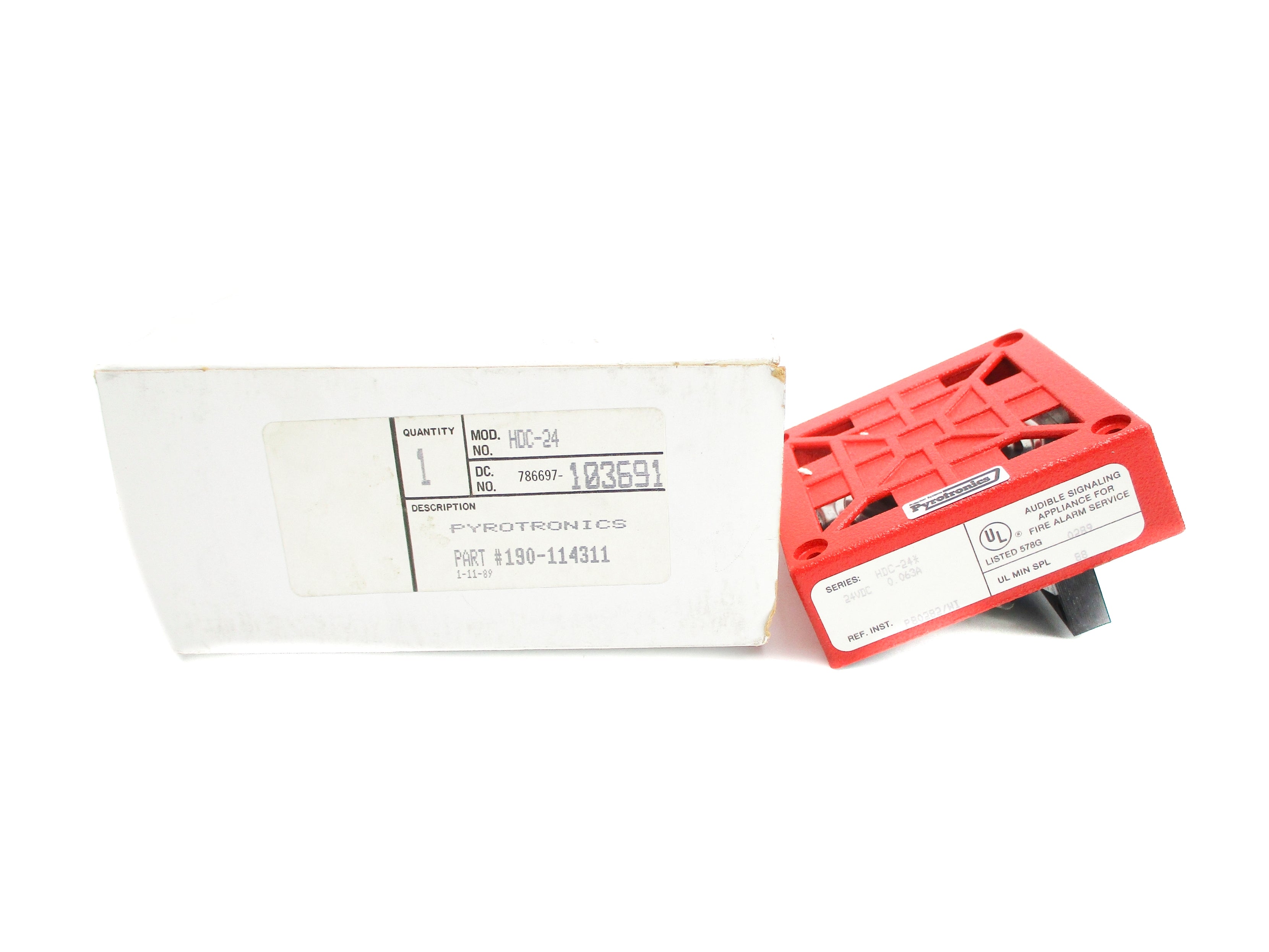 PYROTRONICS 190-114311 HDC-24 NSMP