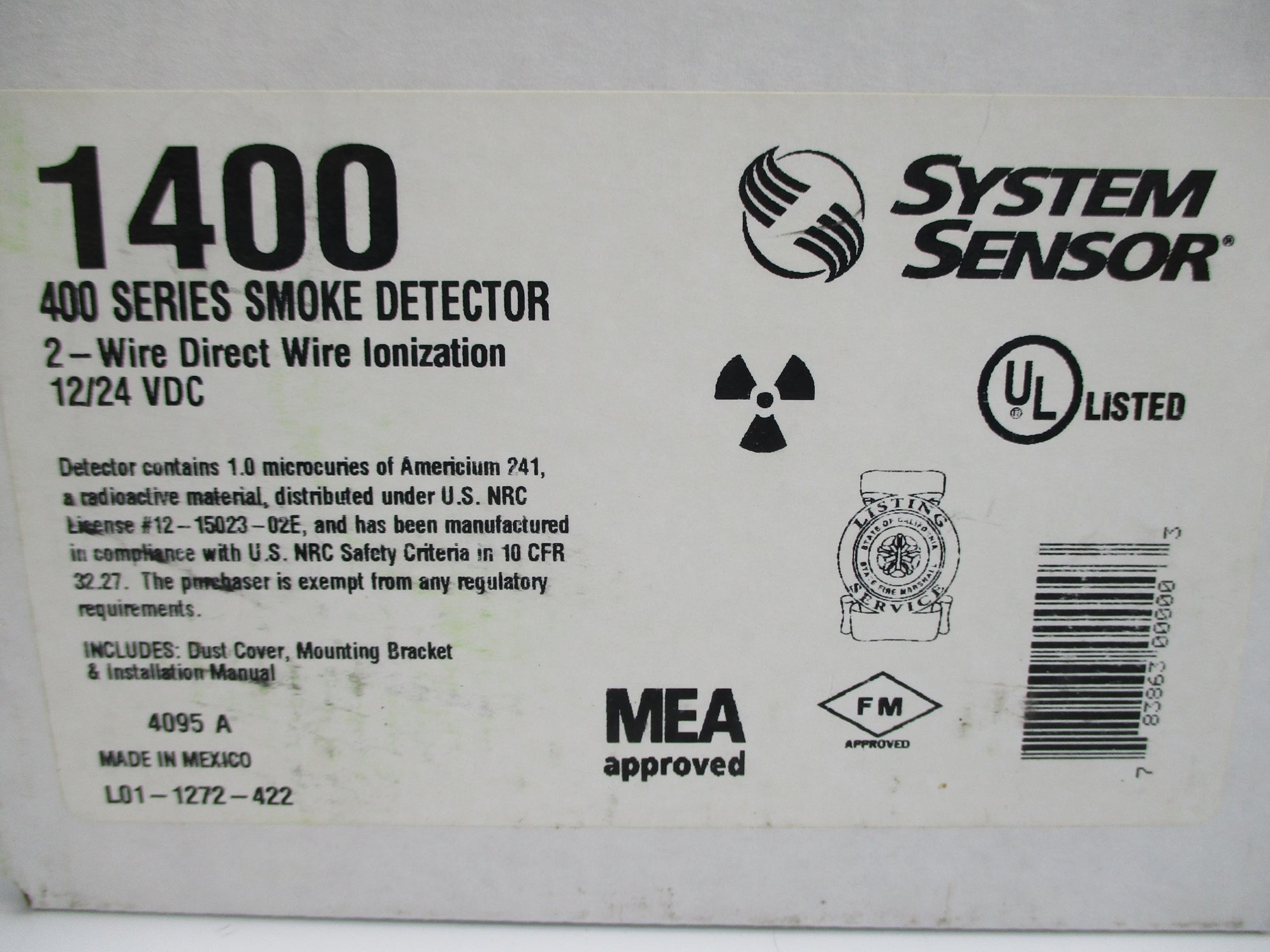 SYSTEM SENSOR 1400 NSMP