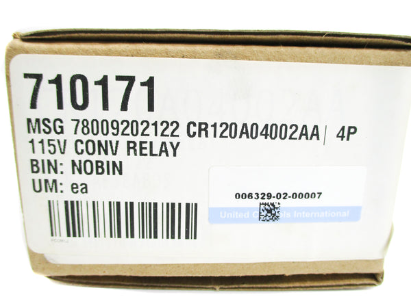 GENERAL ELECTRIC CR120A04002AA SER. A 115V 10A NSMP