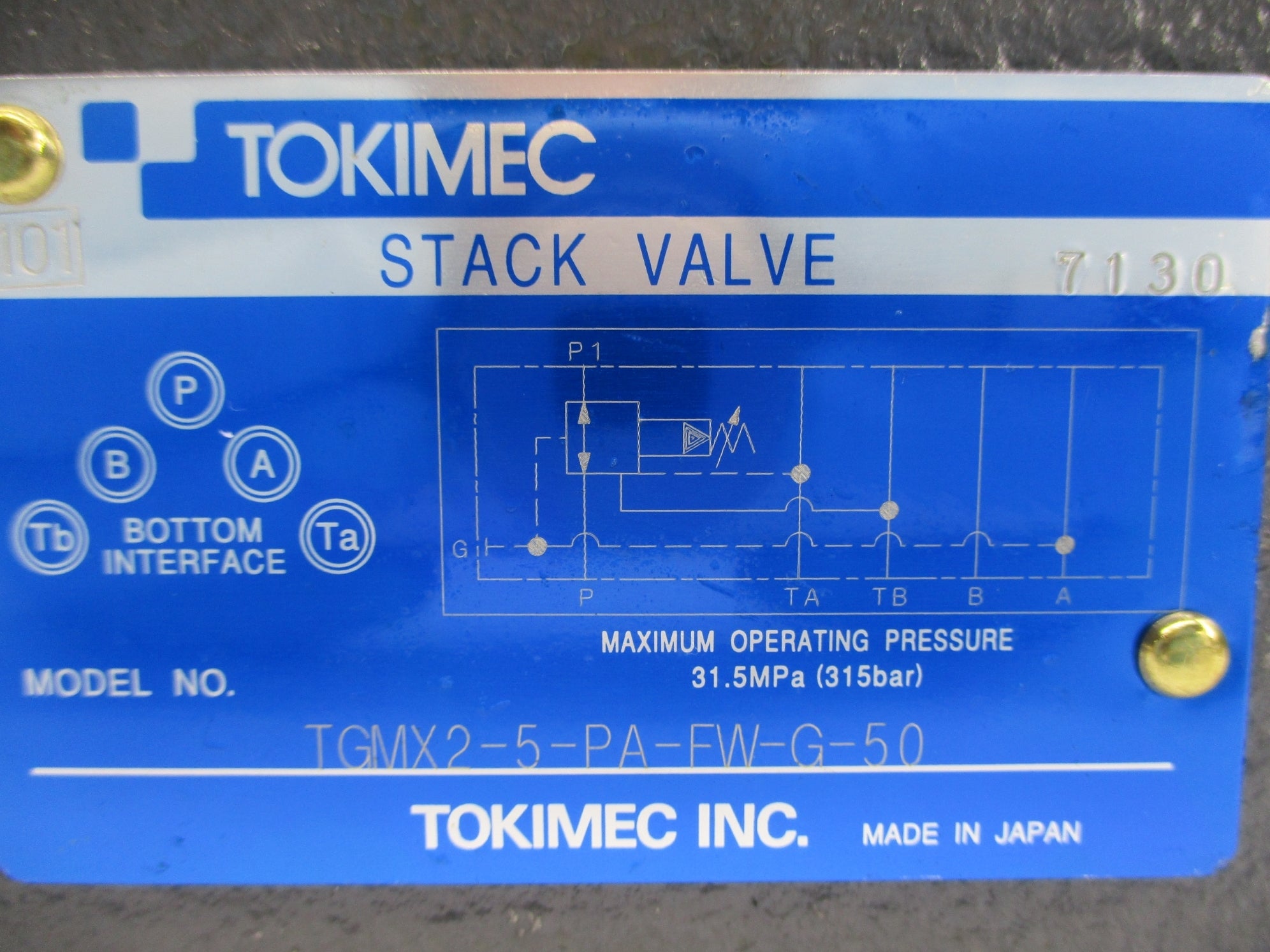 TOKIMEC TGMX2-5-PA-FW-G-50 NSNP