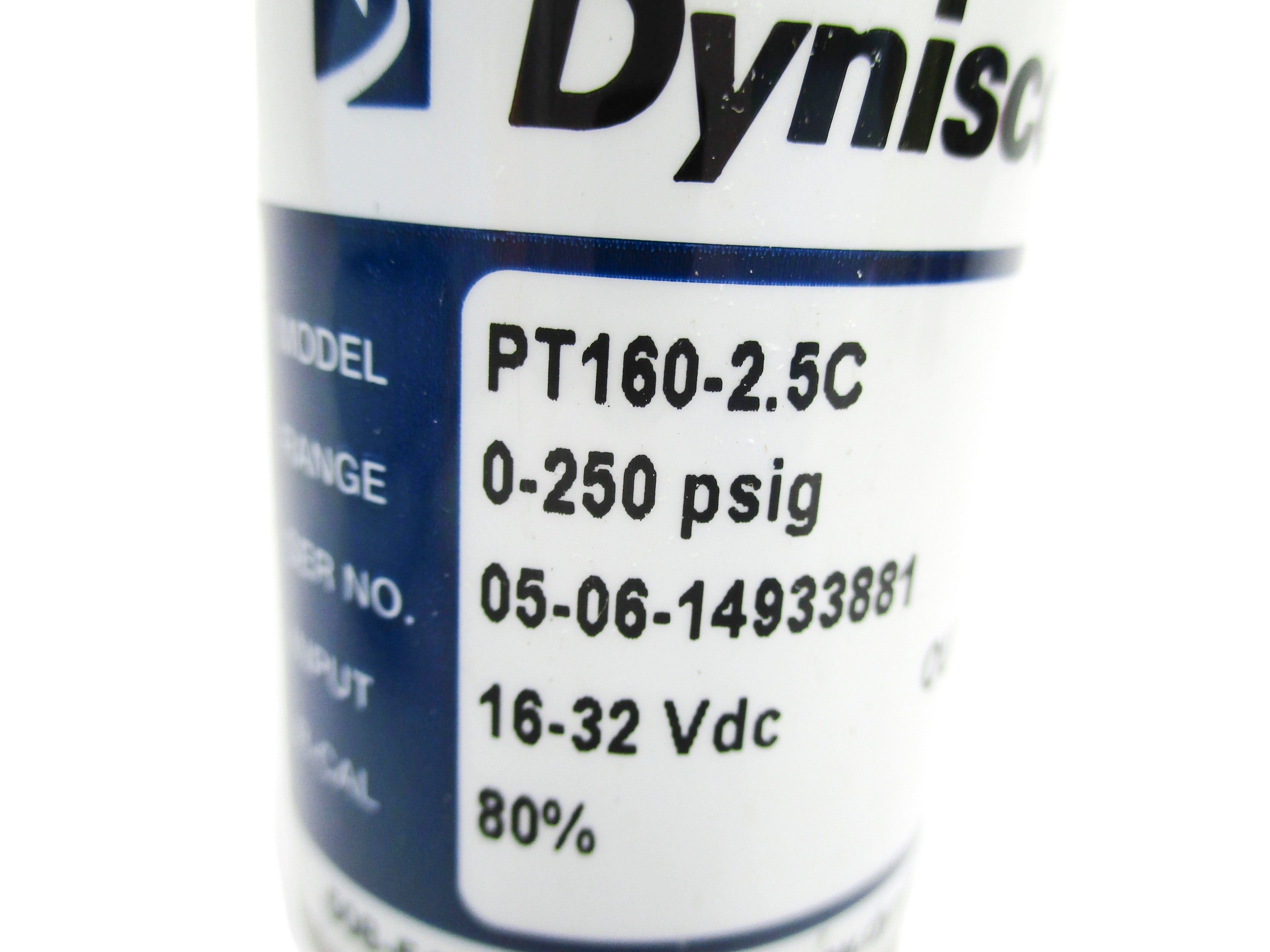 DYNISCO PT160-2.5C 0-250PSIG NSNP