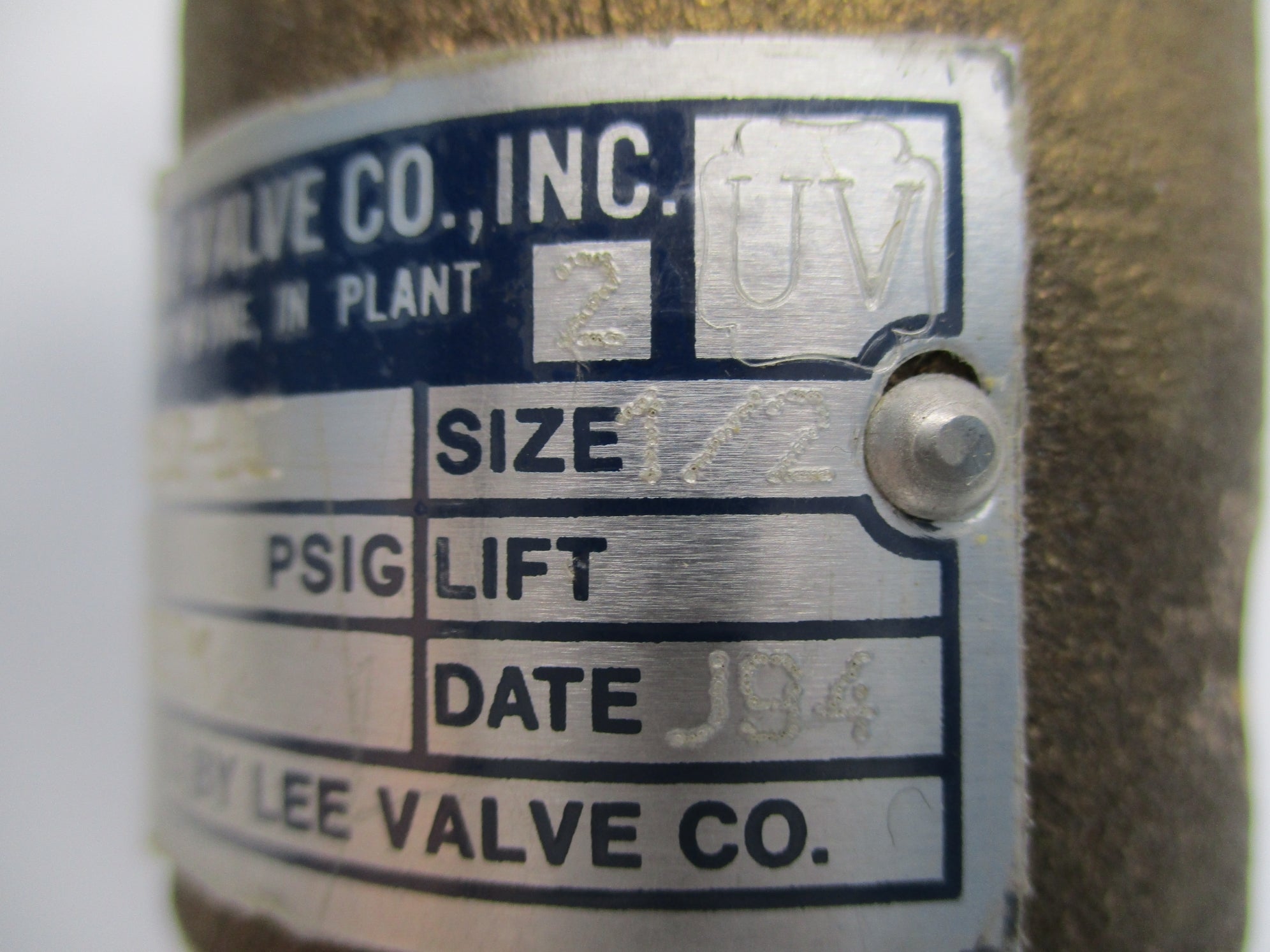 KUNKLE VALVE 6182-DC 300PSI 1/2" NSNP