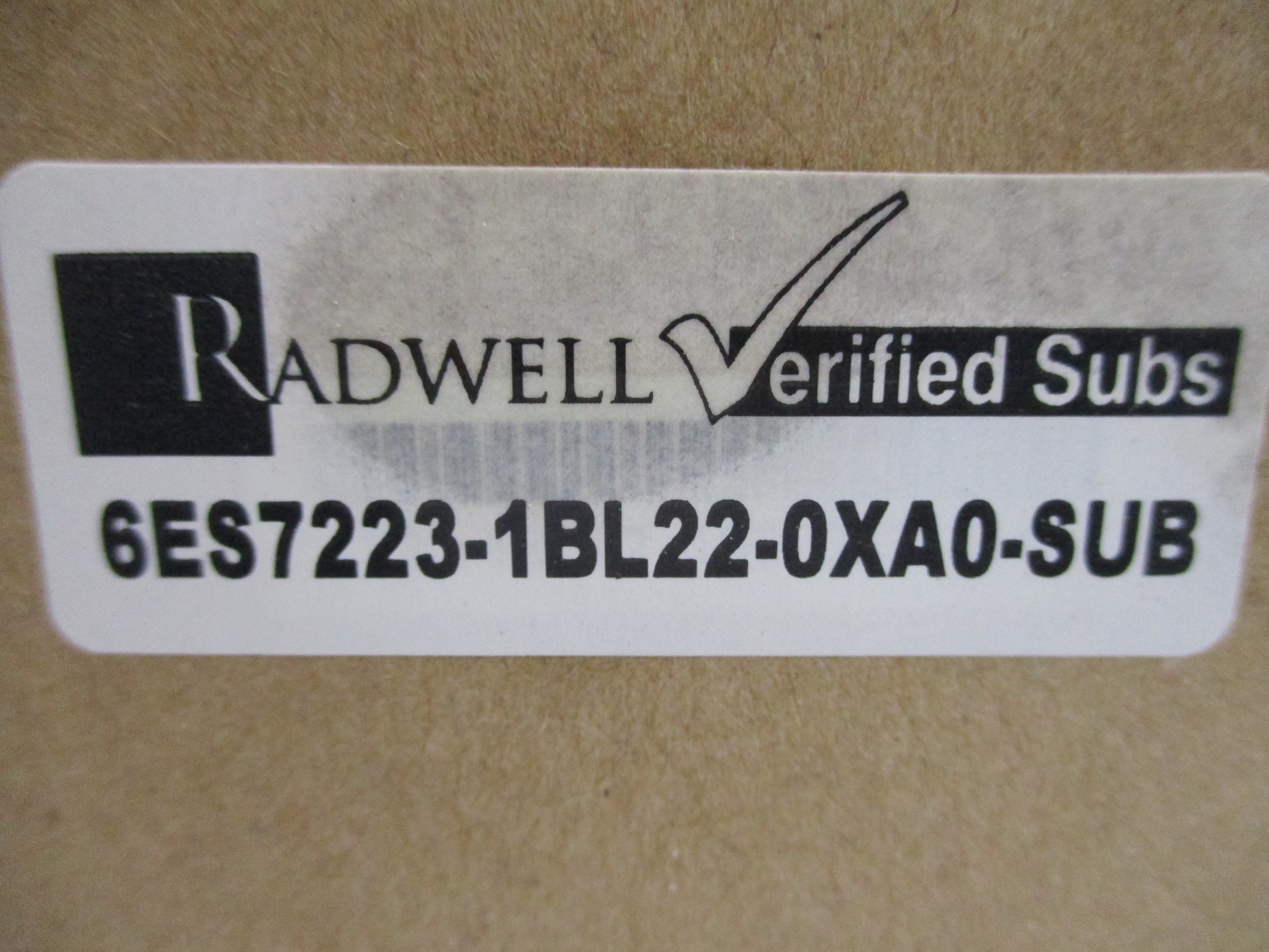 RADWELL 6ES7223-1BL22-0XA0-SUB NSMP