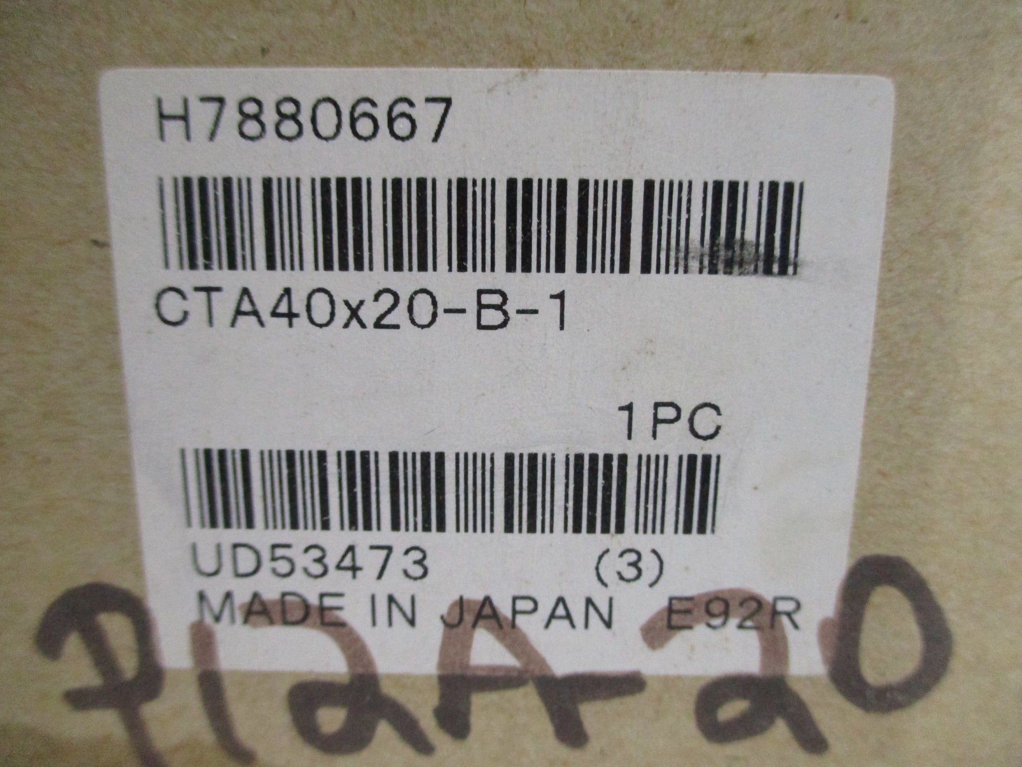 KOGANEI CTA40X20-B-1 NSMP