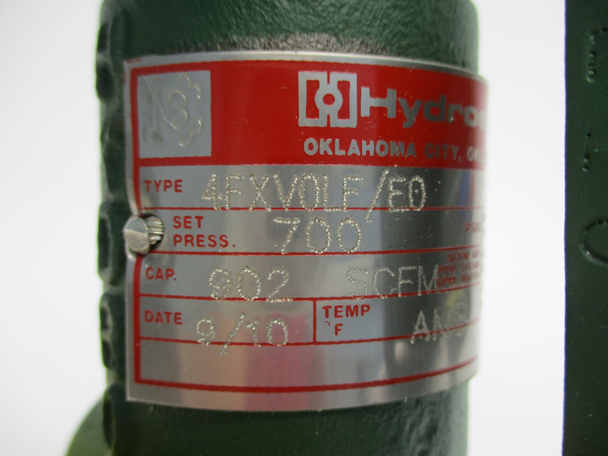 HYDROSEAL 4FXV0LF/E0 700PSIG NSNP