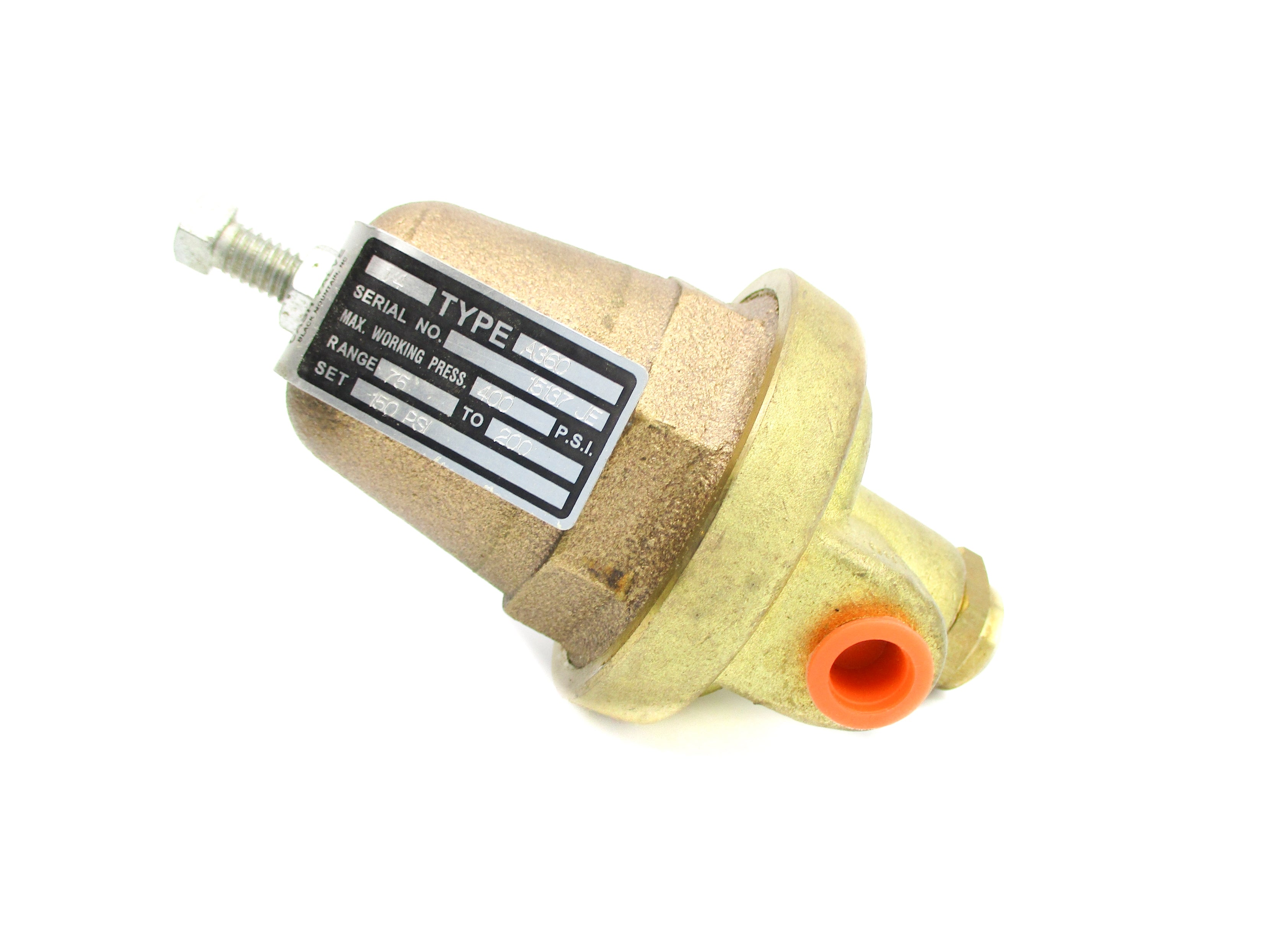 CASH VALVE 1/4-A360 400PSI 75-200 NSNP