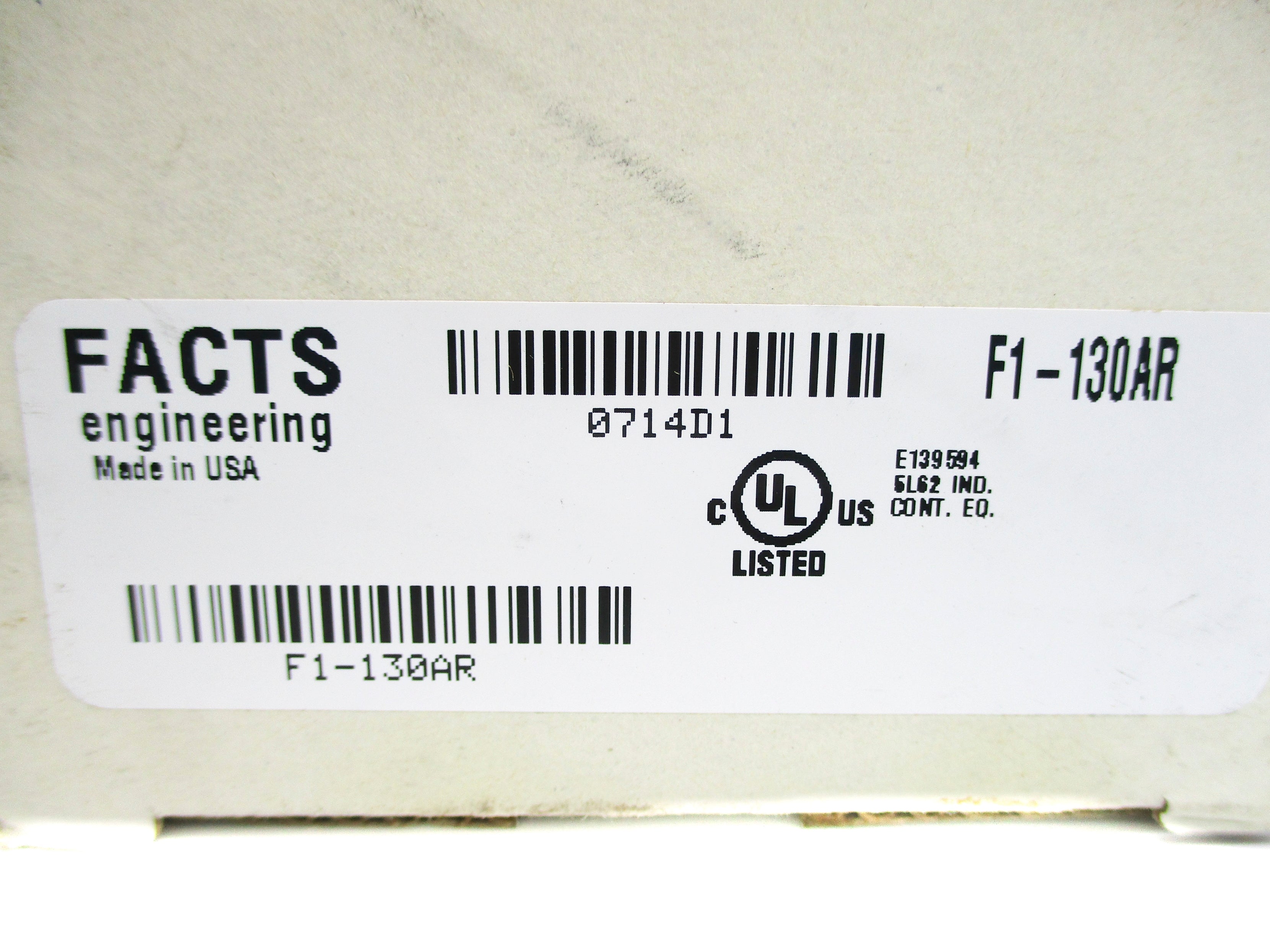 FACTS ENGINEERING F1-130AR NSMP