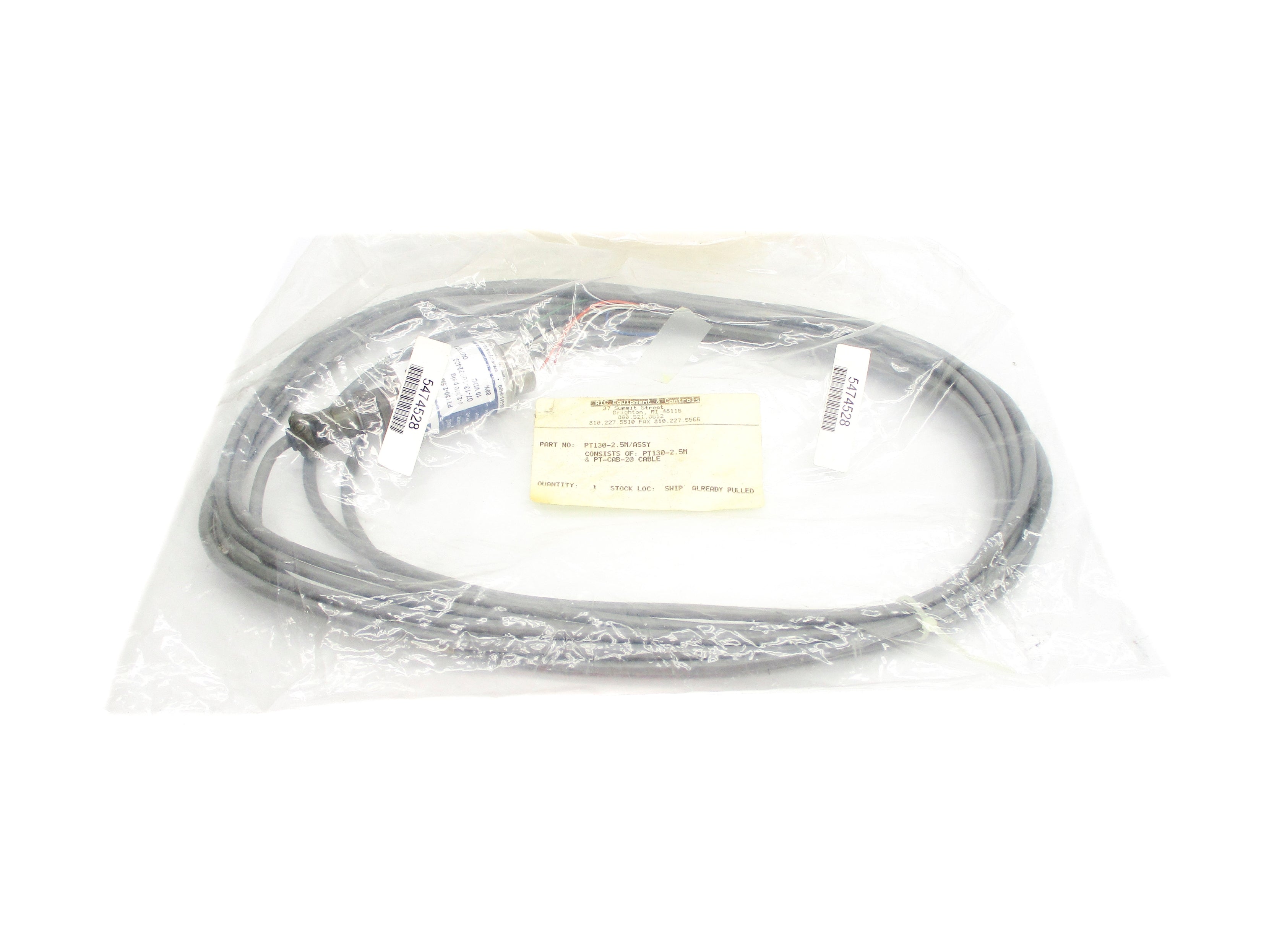 DYNISCO PT130-2.5M/ASSY NSMP