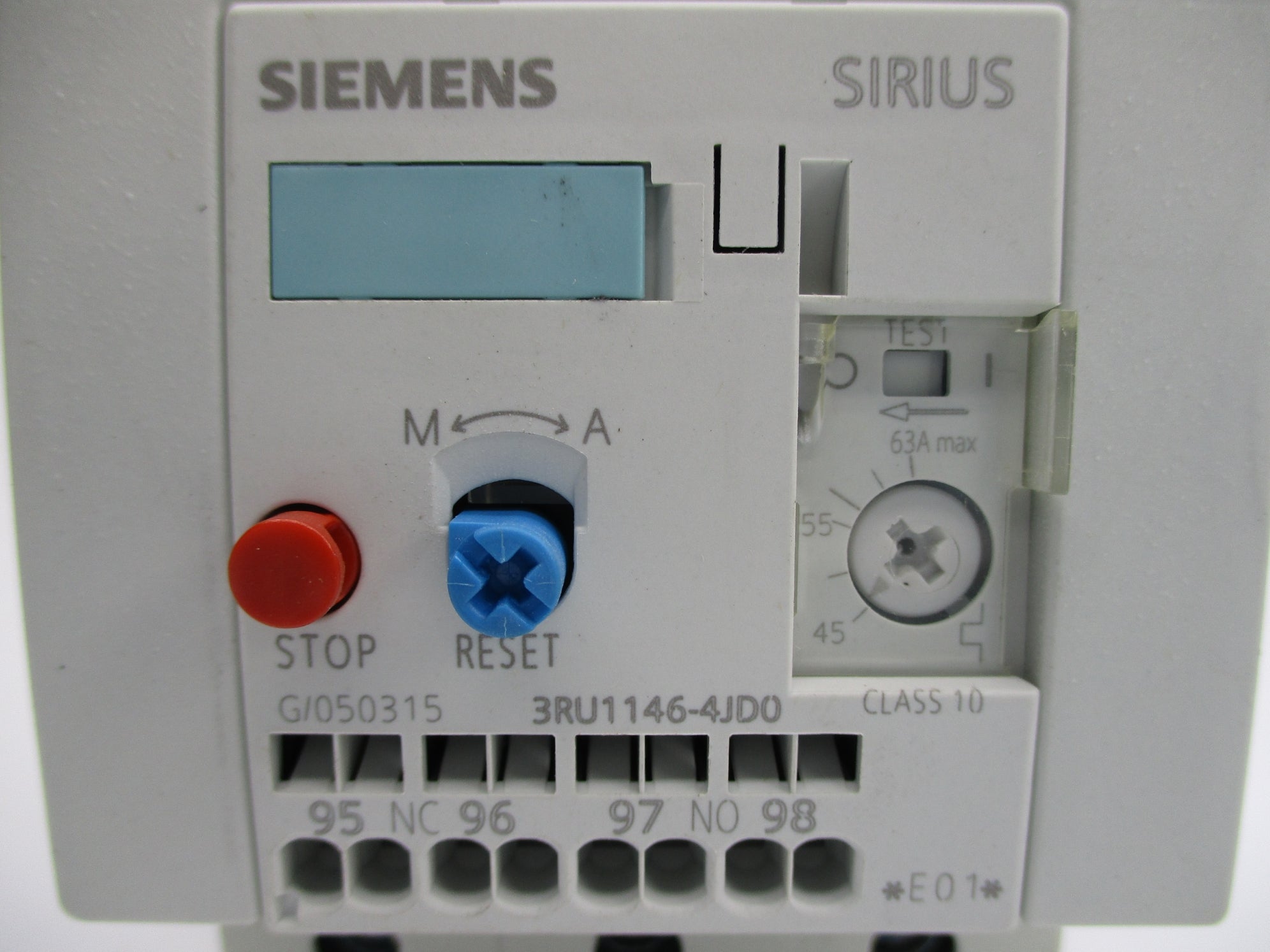 SIEMENS 3RU1146-4JD0 45-63A NSNP