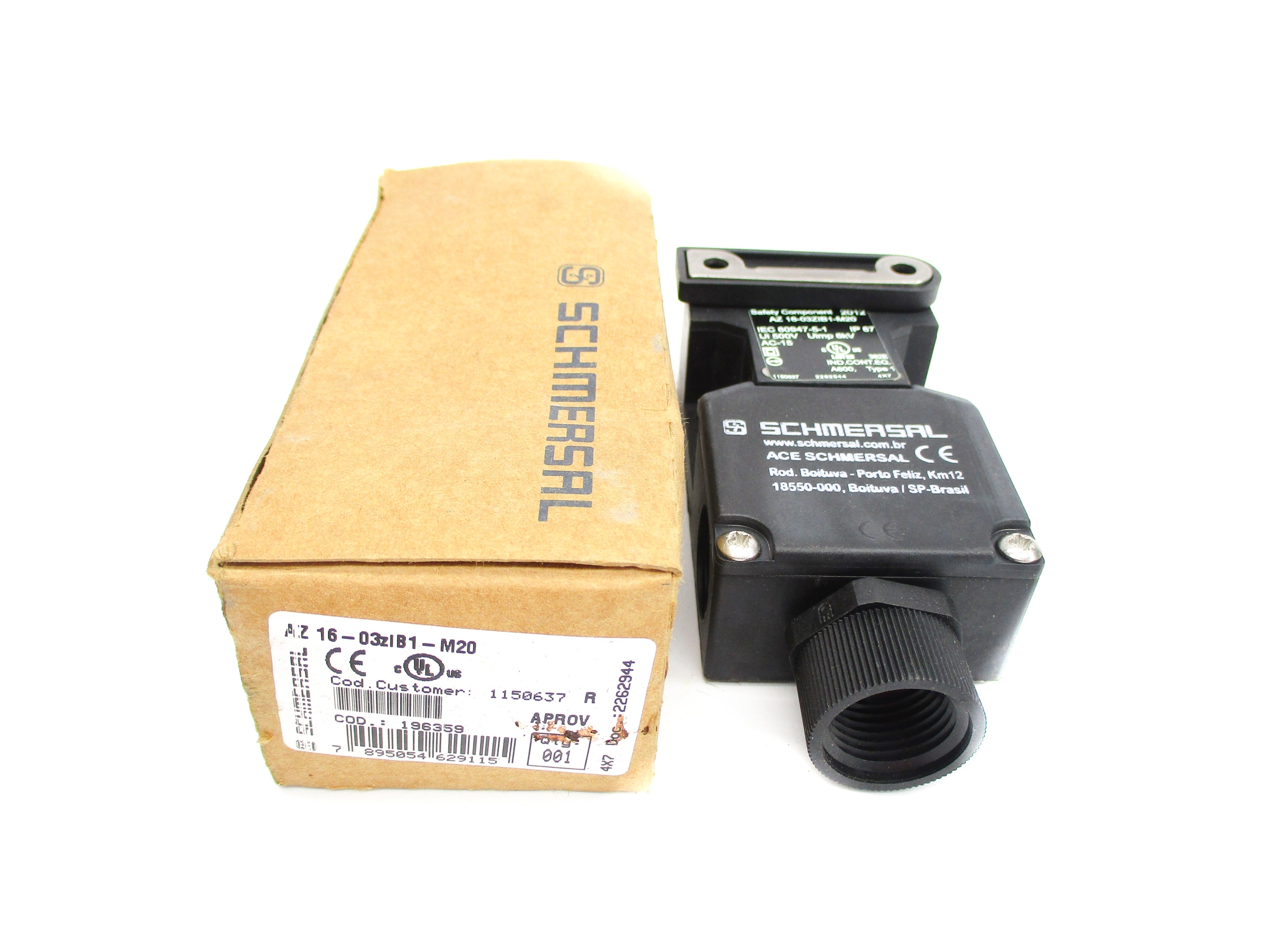 SCHMERSAL AZ16-03ZIB1-M20 NSMP