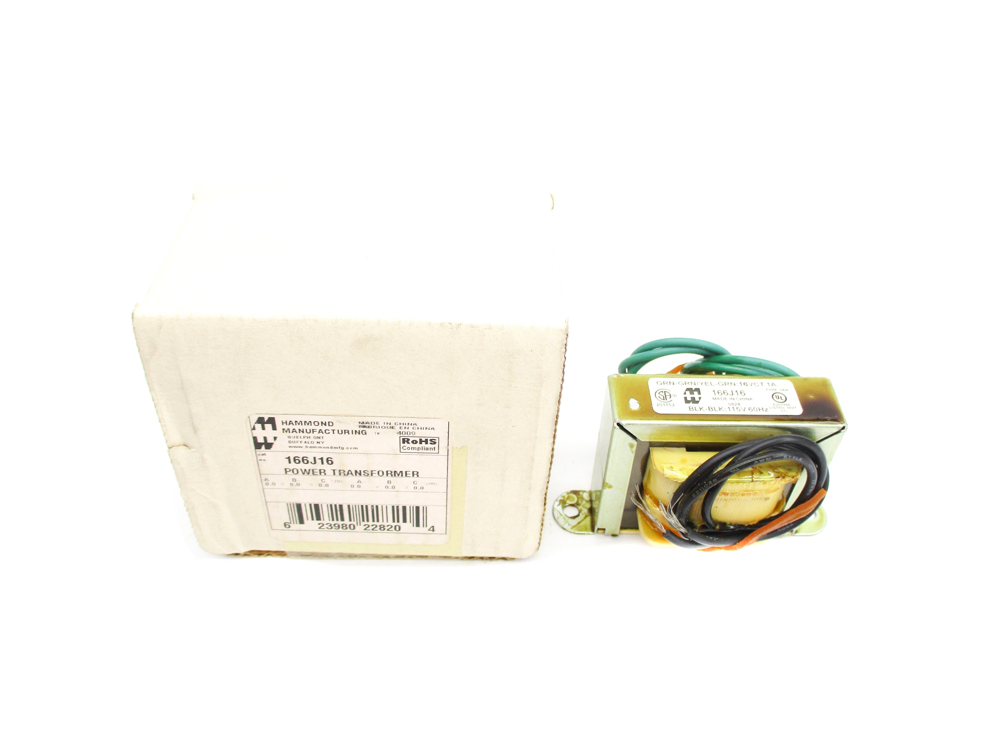 HAMMOND MANUFACTURING 166J16 115V NSMP