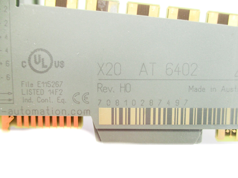 B&R AUTOMATION X20AT6402 UNMP
