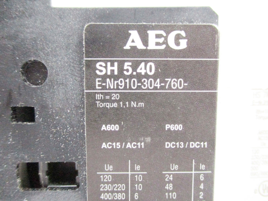 AEG SH5.40 24VDC NSNP