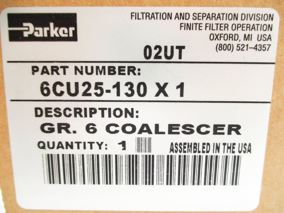 PARKER 6CU25-130X1 NSMP