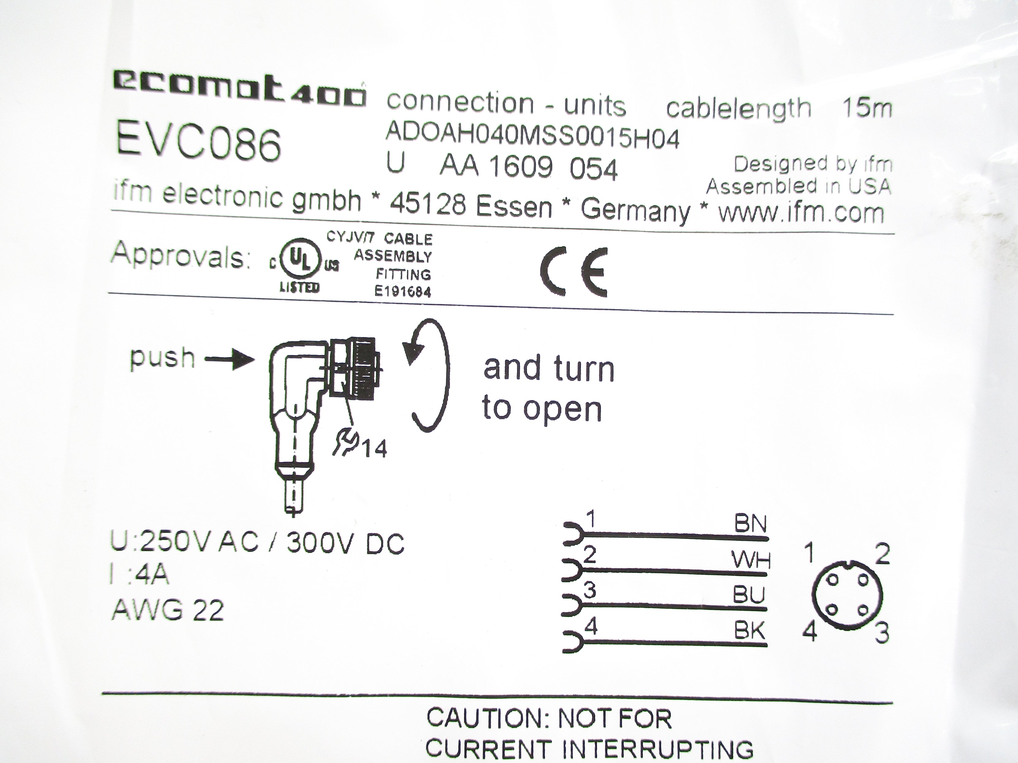 IFM EFECTOR EVC086 NSMP