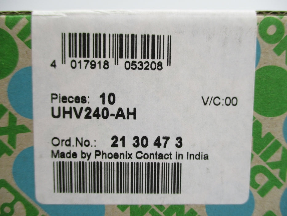 PHOENIX CONTACT UHV240-AH (PKG OF 10) NSFS