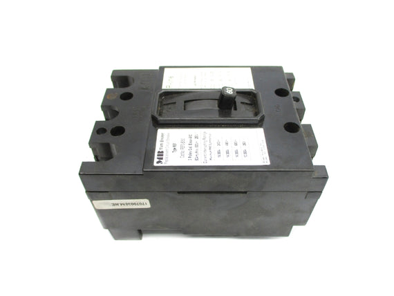 MIAMI BREAKER REF3-B060 60A 600VAC 250VDC NSMP