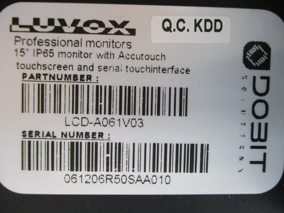 LUVOX LCD-A061V03 NSNP