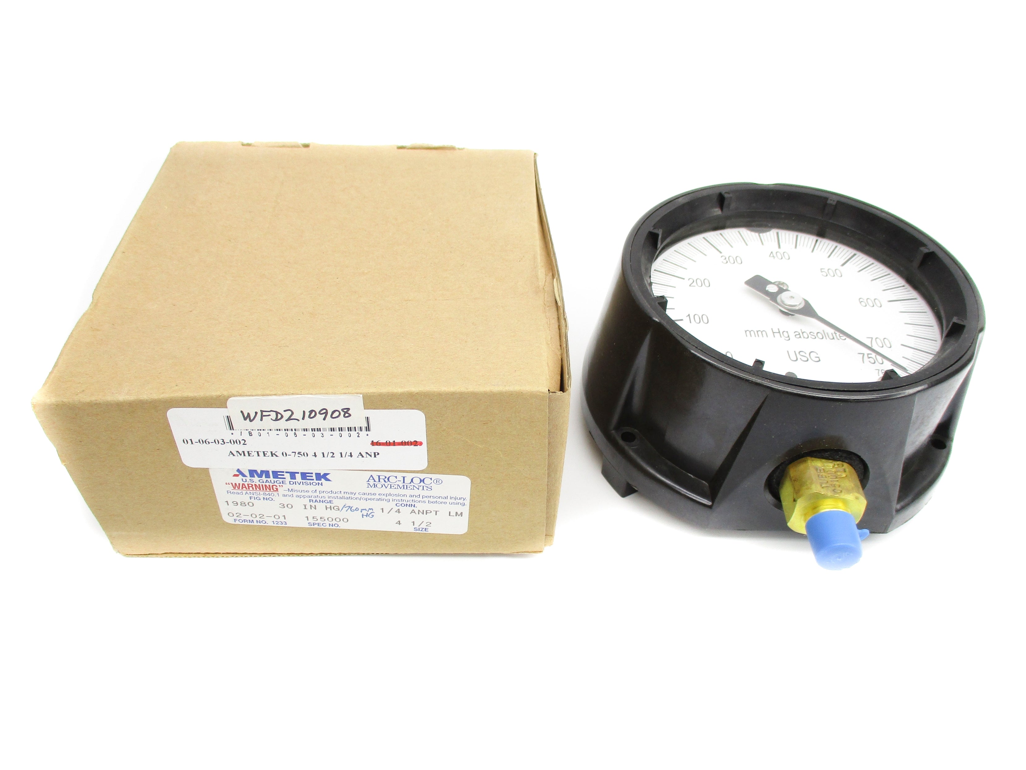 AMETEK 1980 0-750PSI NSMP