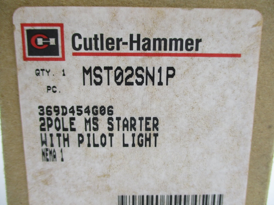 CUTLER HAMMER MST02SN1P NSMP