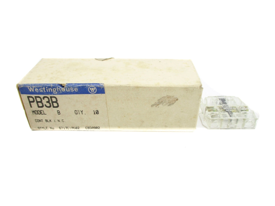 WESTINGHOUSE 6717C19G02 PB3B 110/240V 12/8A (PKG OF 10) NSMP