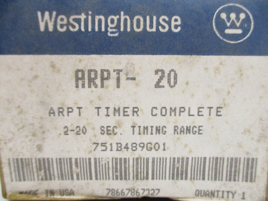 WESTINGHOUSE ARPT-20 751B489G01 0.2-20S NSNP