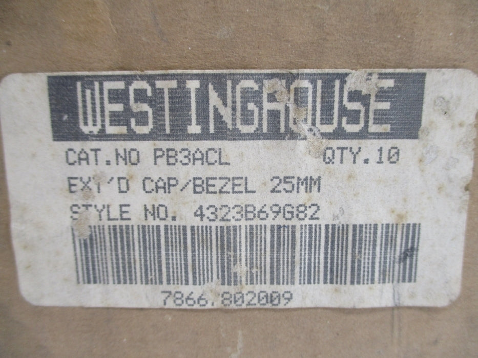 WESTINGHOUSE PB3ACL 4323B69G82 (PKG OF 10) NSMP