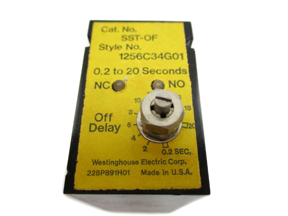 WESTINGHOUSE 1256C34G01 SST-OF 0.2-20S UNMP