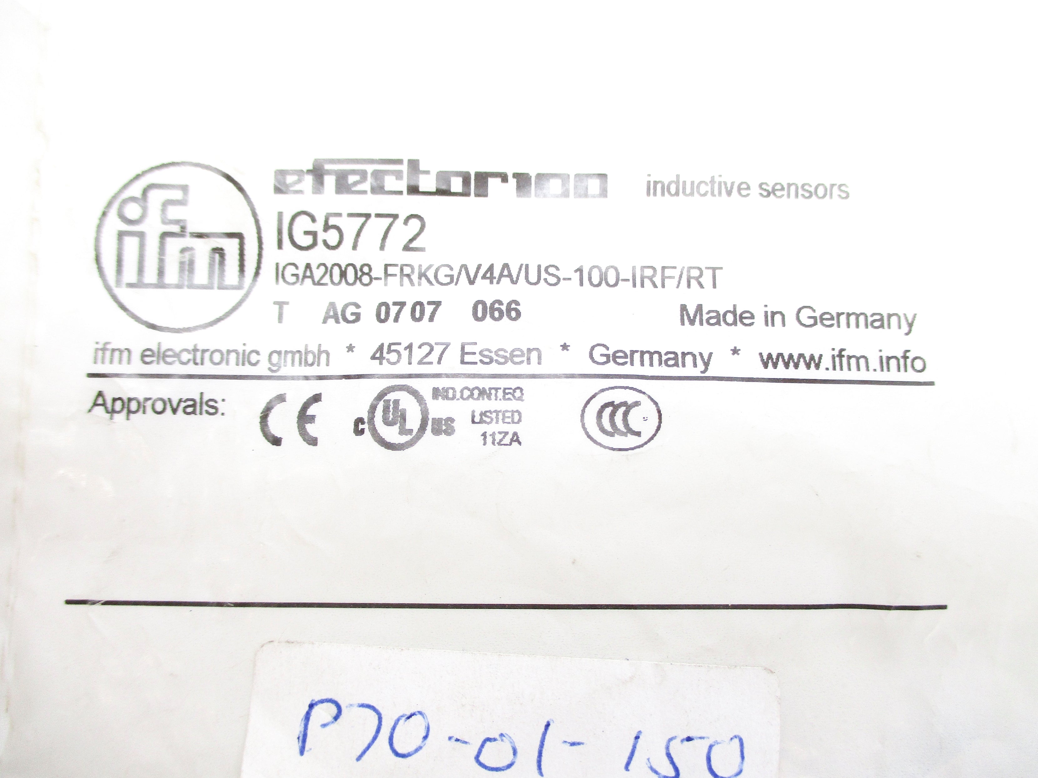 IFM EFECTOR IG5772 NSMP