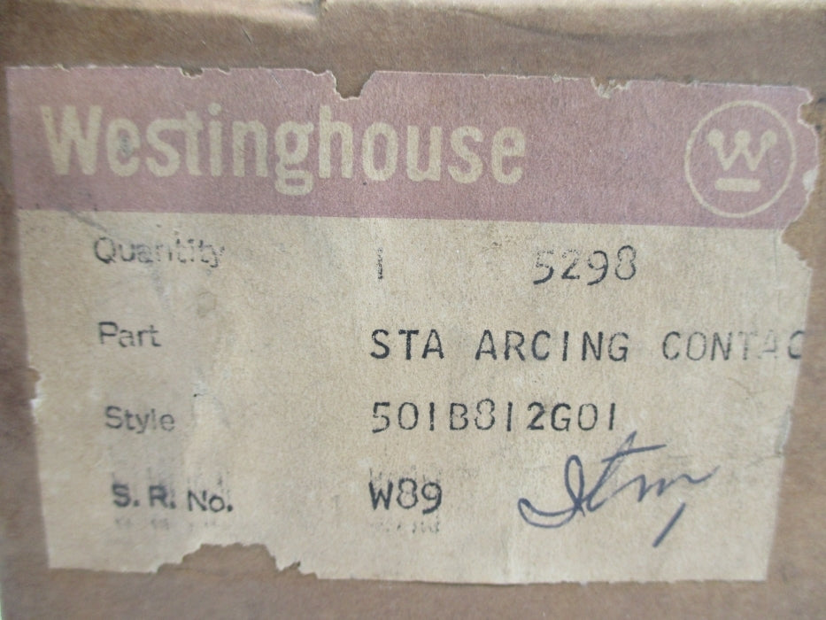 WESTINGHOUSE 501B812G01 NSFS