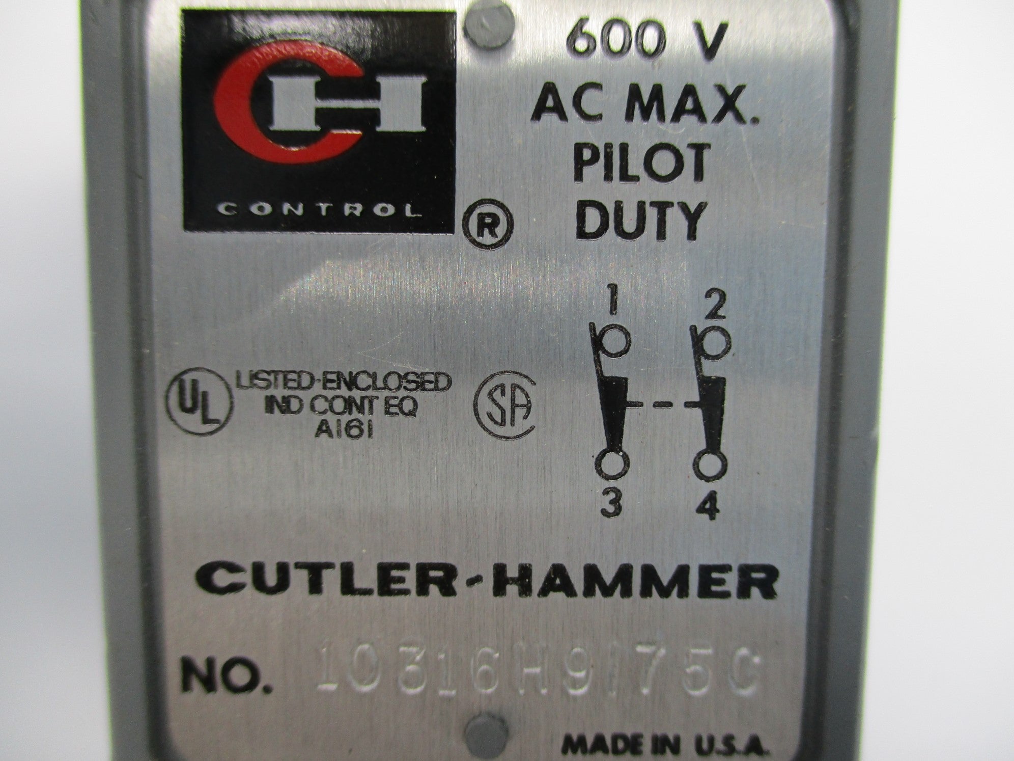 CUTLER HAMMER 10316H9175C UNMP
