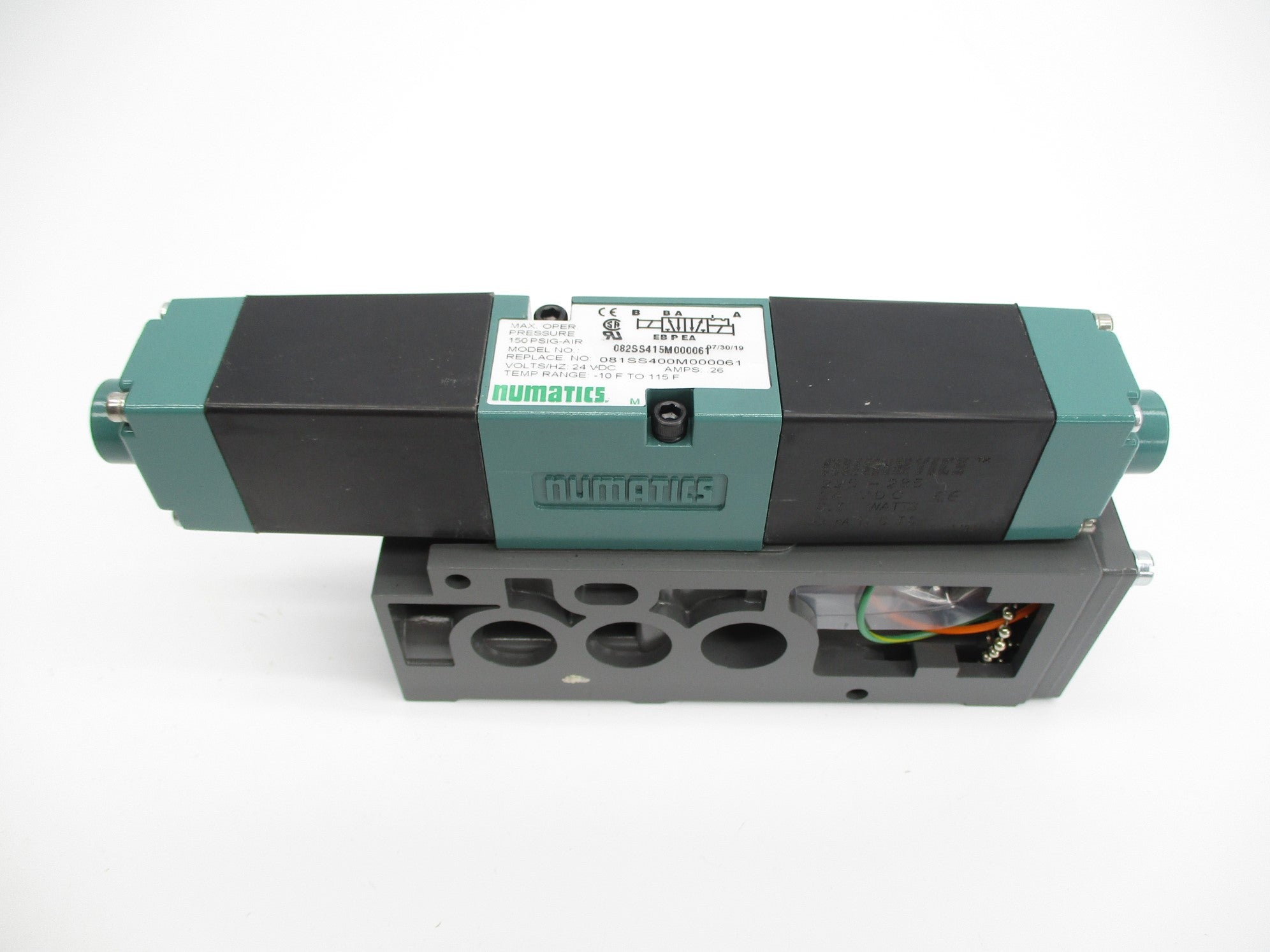 NUMATICS 082SS415M000061 24VDC .25A 150PSI  NSNP