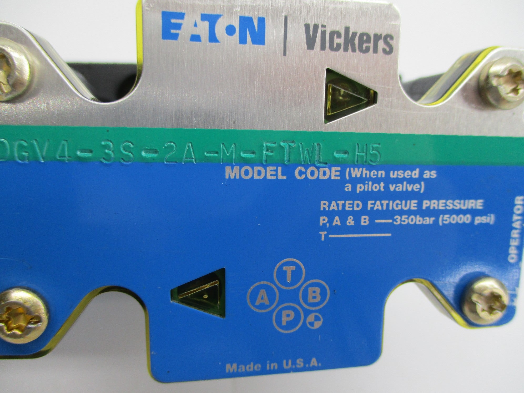 EATON DGV43S2AMFTWLH5 5000PSI 24VDC NSNP