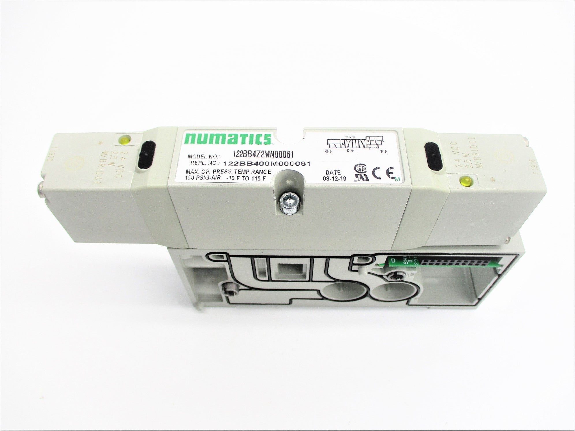 NUMATICS 122BB4Z2MN00061 150PSIG 24VDC NSNP