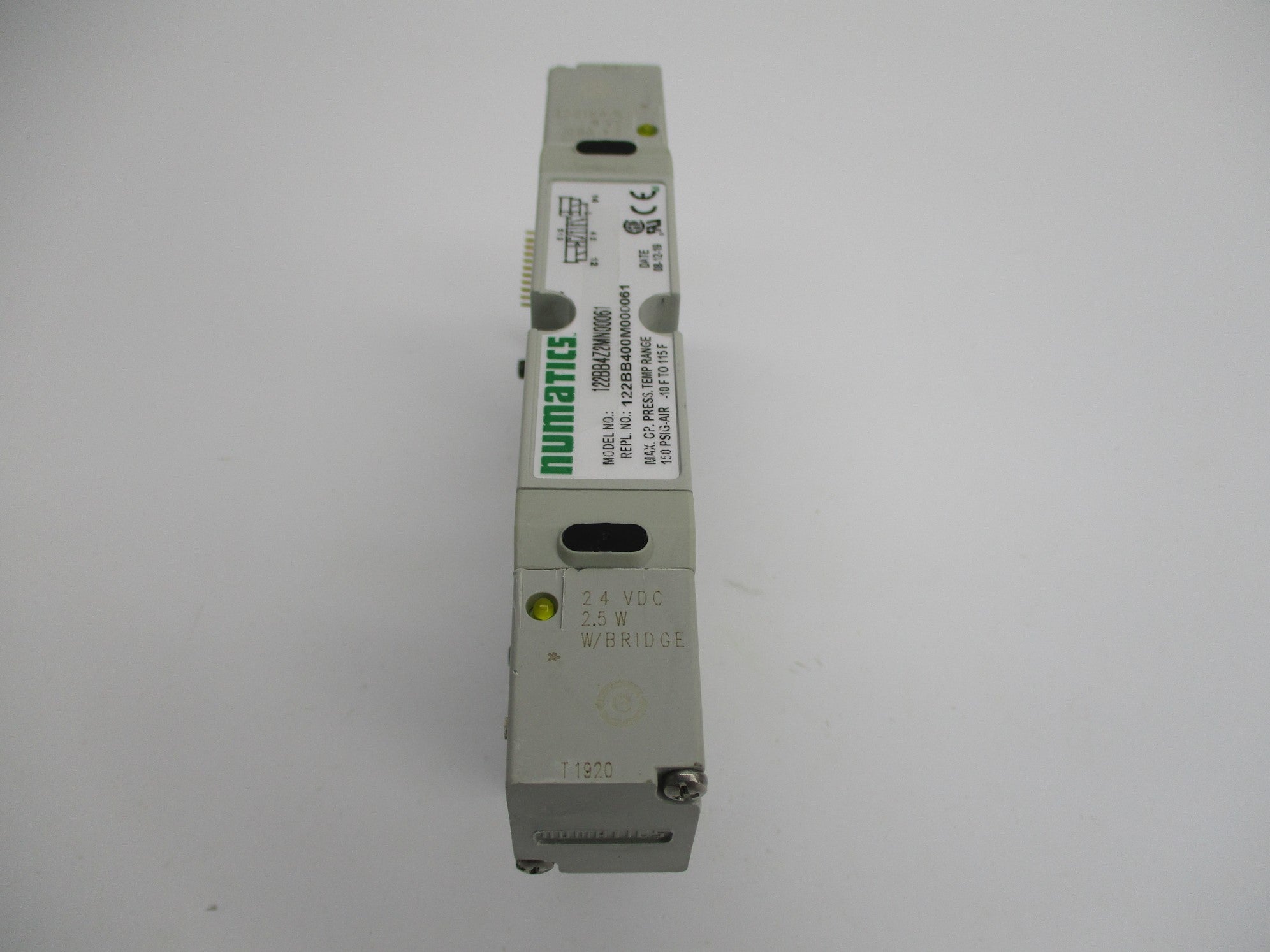 NUMATICS 122BB4Z2MN00061 150PSIG 24VDC NSNP
