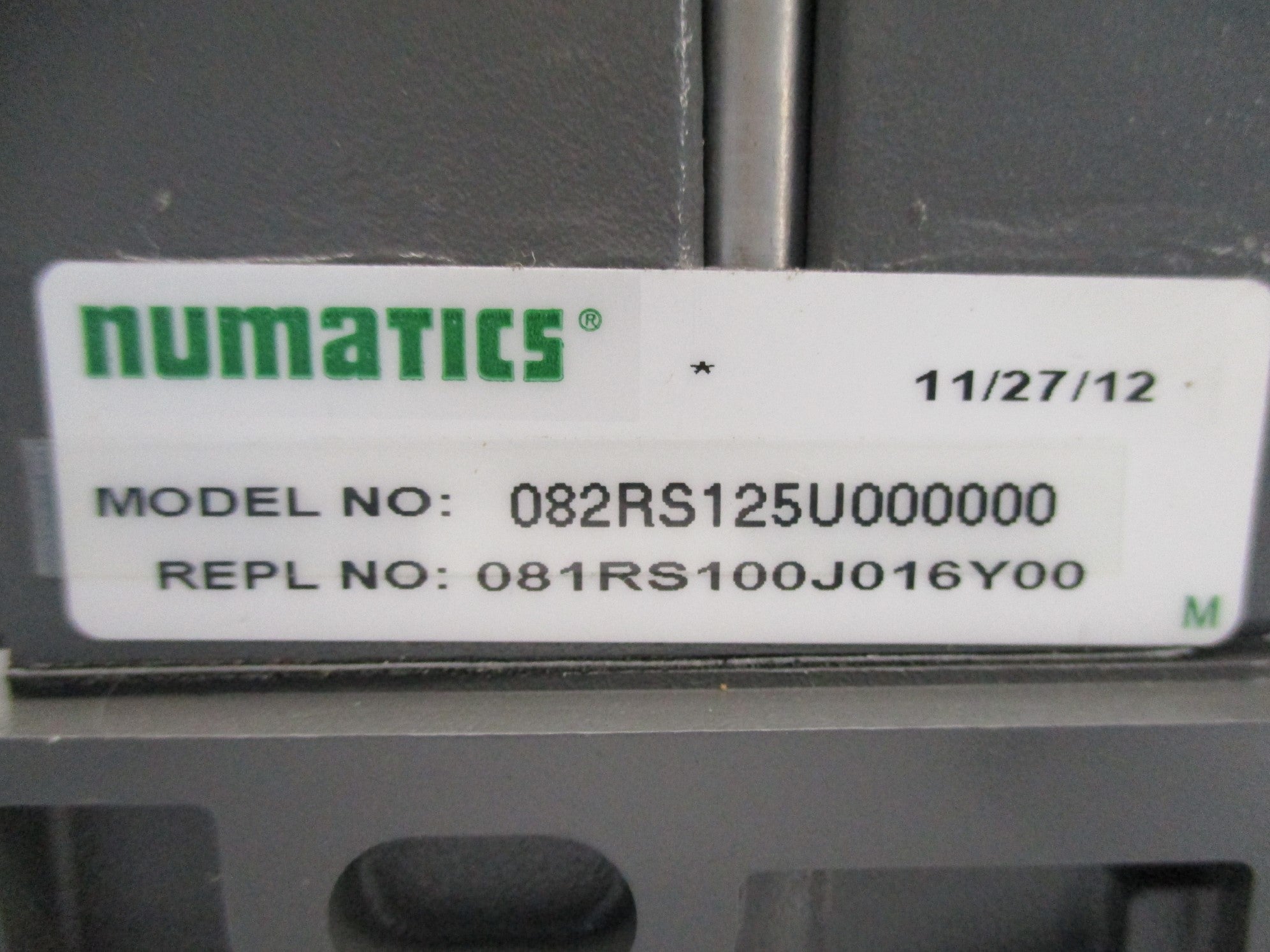 NUMATICS 082RS125U000000 NSNP