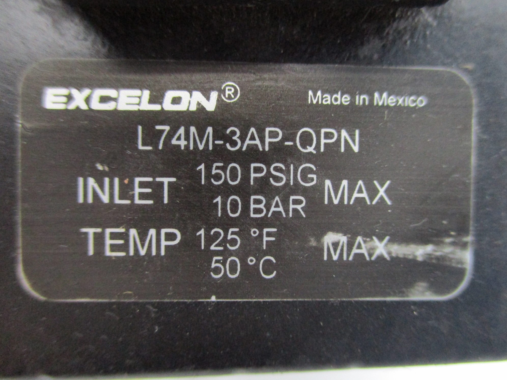 EXCELON L74M-3AP-QPN 150PSIG (AS PICTURED) UNMP