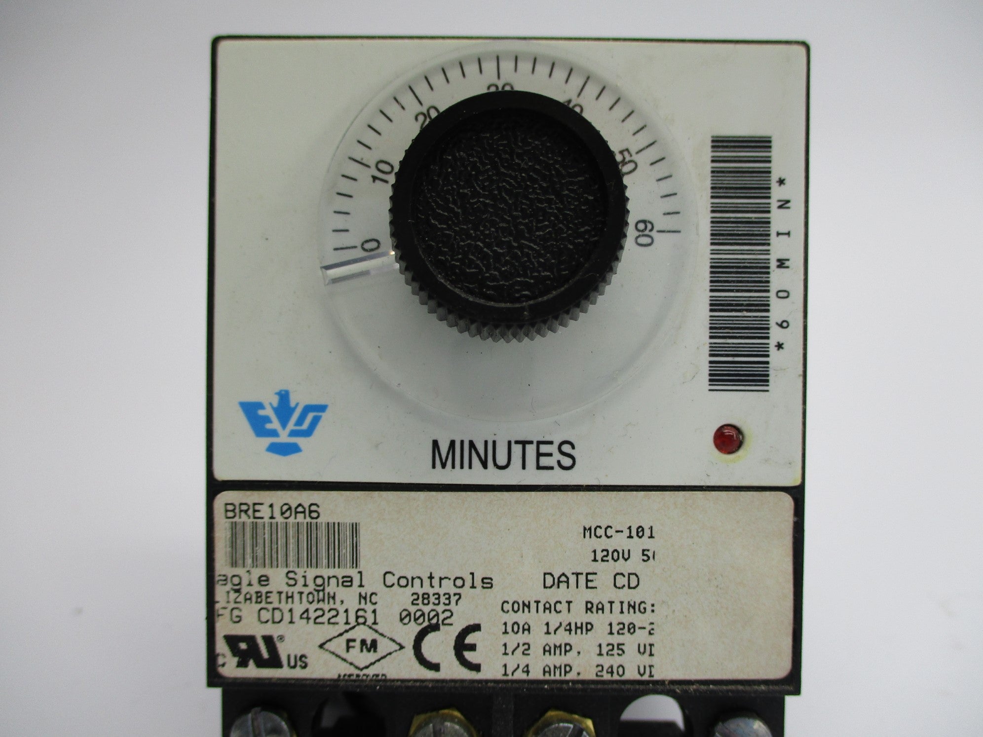 EAGLE SIGNAL CONTROLS BRE10A6 60MIN UNMP