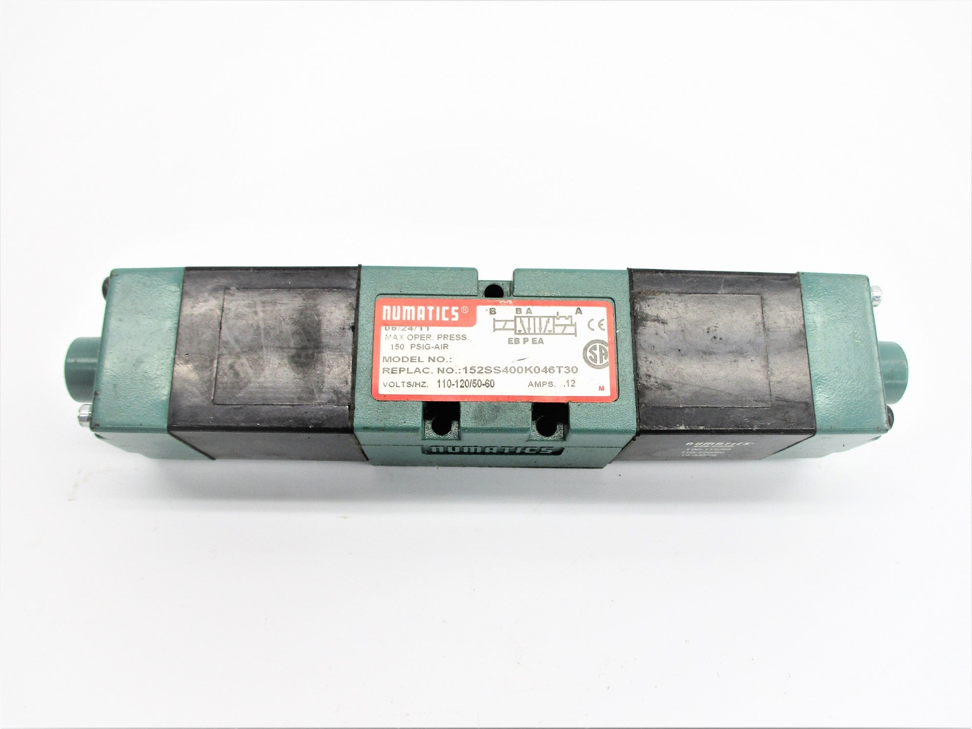 NUMATICS 152SS400K046T30 150PSIG 110/120V UNMP