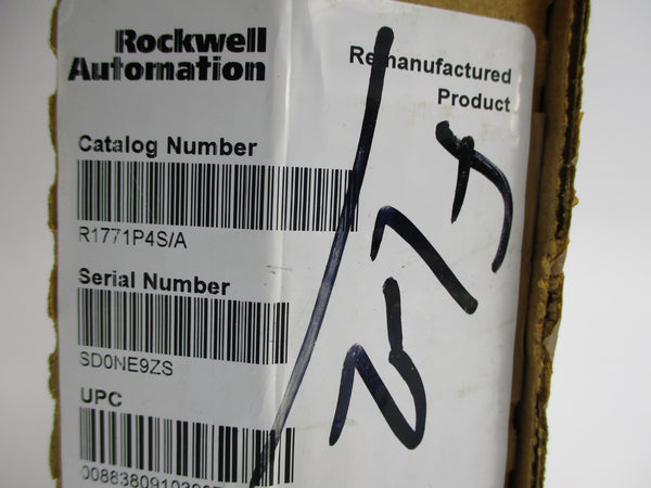 ALLEN BRADLEY 1771-P4S SER. A REMAN