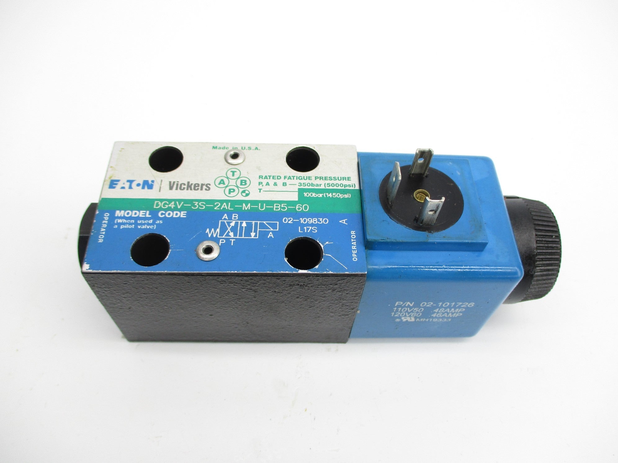 EATON DG4V3S2ALMUB560 02-109830 1450PSI 110/120V UNMP