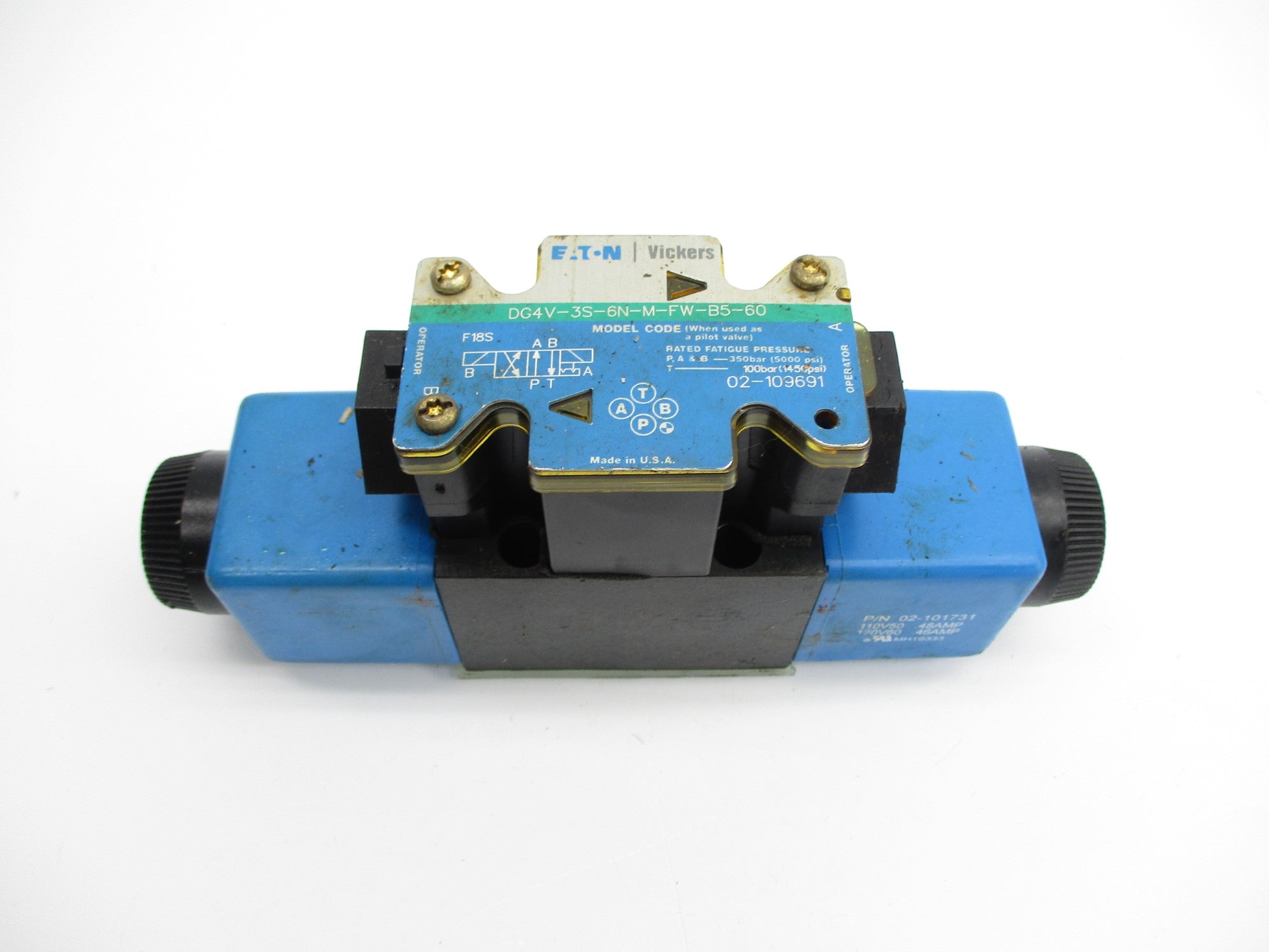 EATON DG4V3S6NMFWB560 02-109691 5000PSI 110/120V UNMP