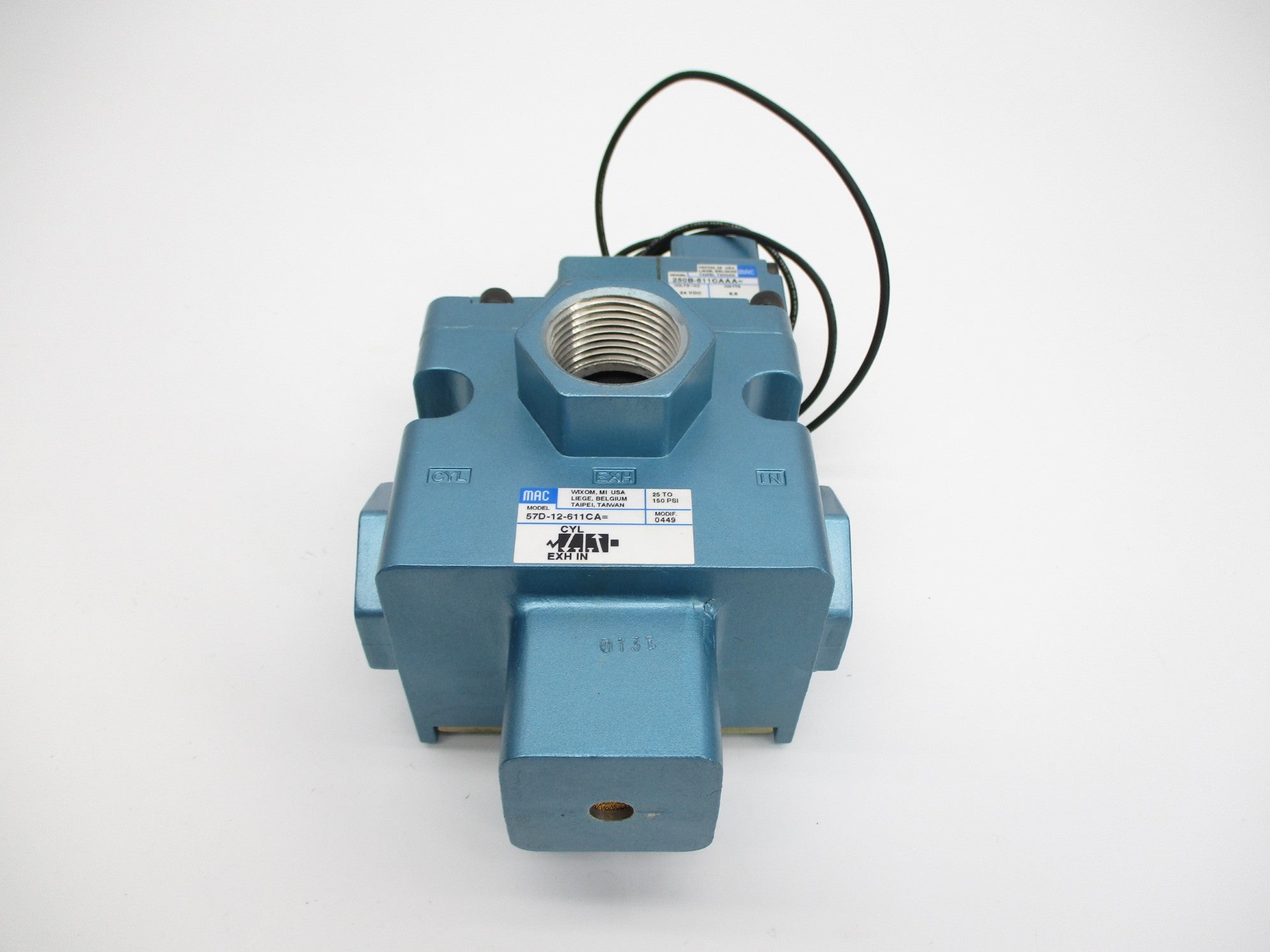 MAC 57D-12-611CA 25-150PSI 24VDC NSNP